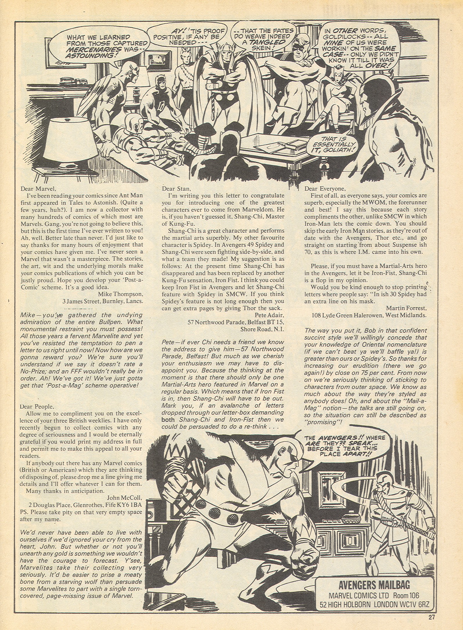 Read online The Avengers (1973) comic -  Issue #64 - 26