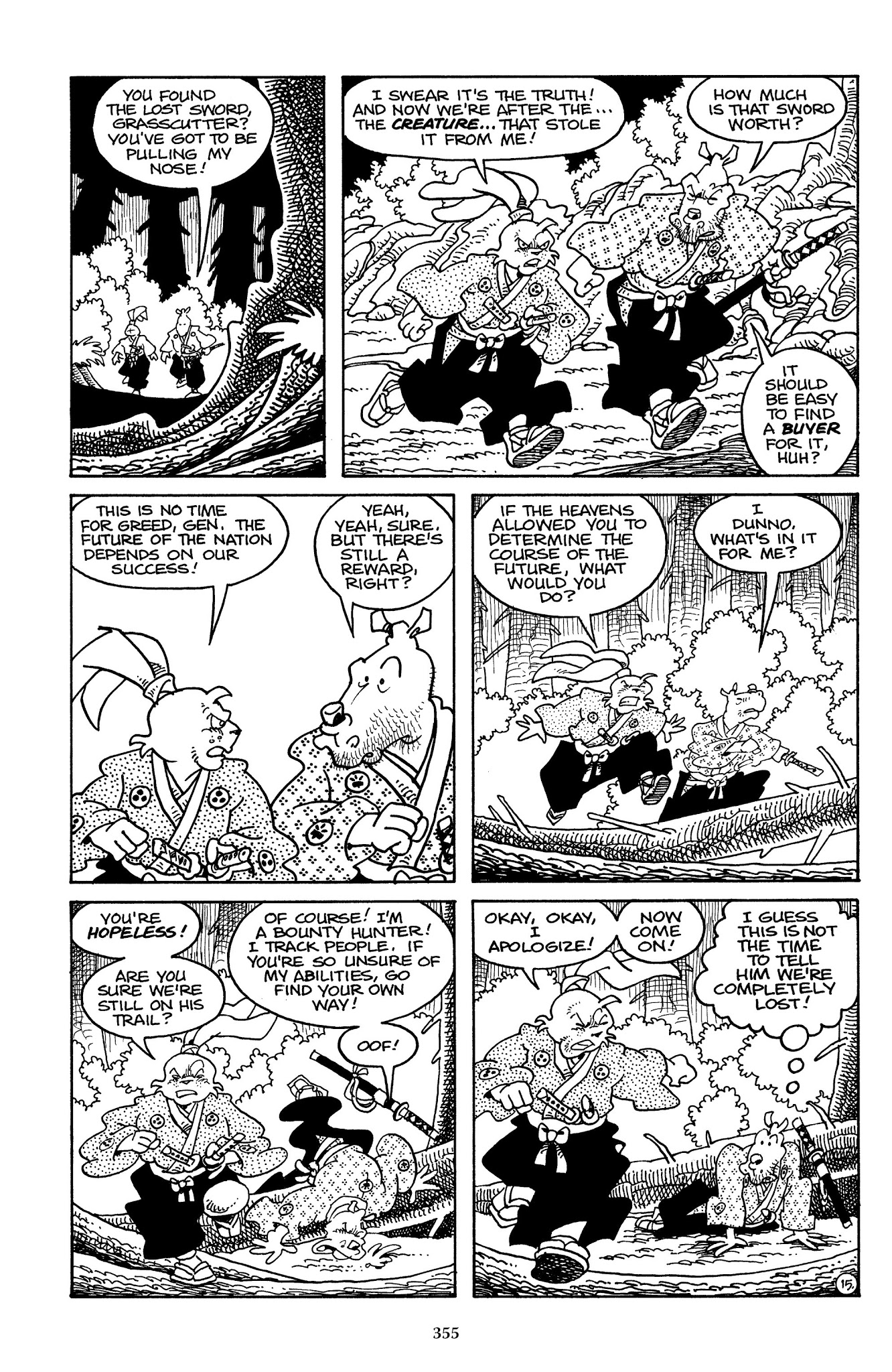 Read online The Usagi Yojimbo Saga comic -  Issue # TPB 2 - 350