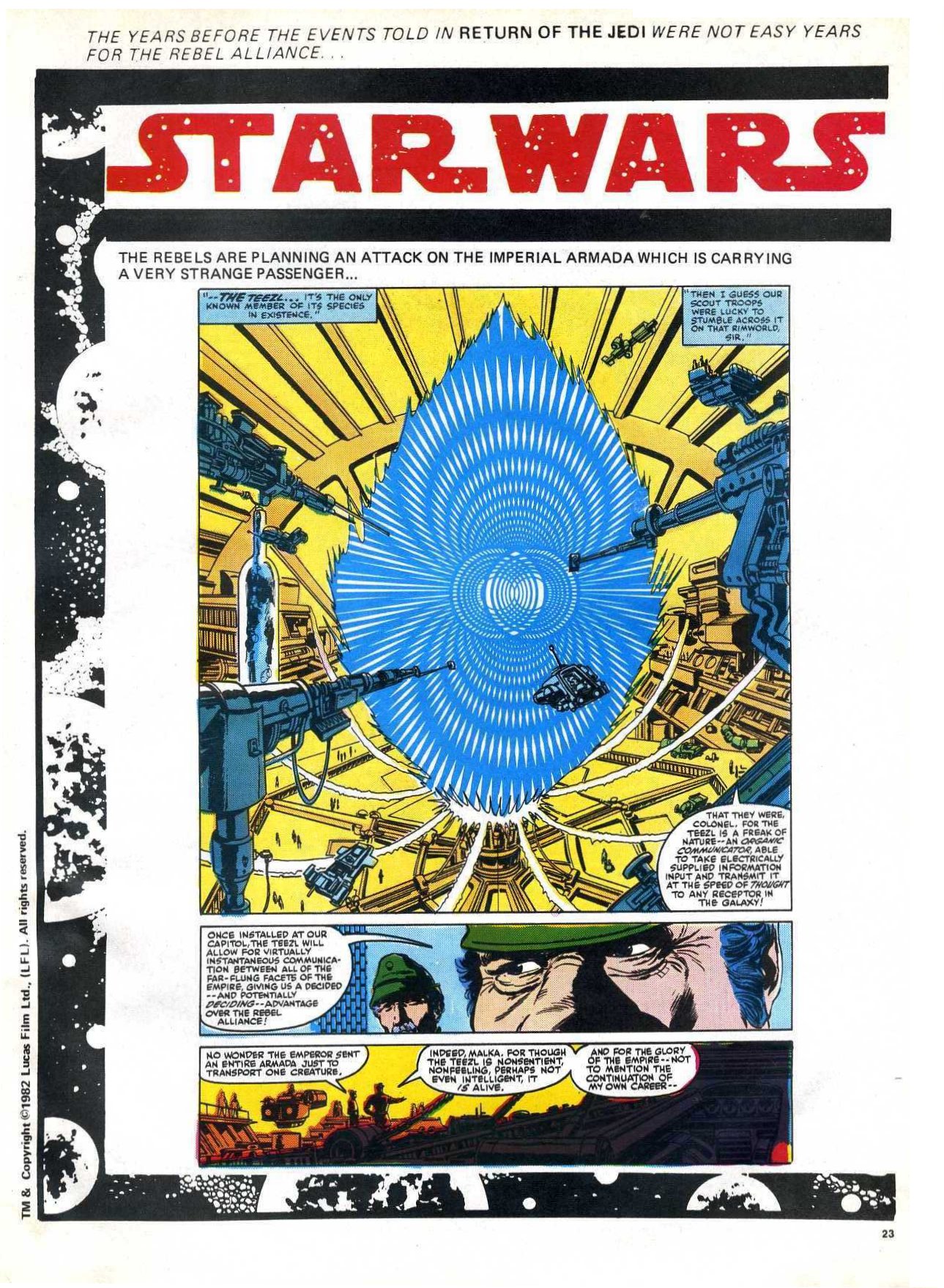Read online Return of the Jedi comic -  Issue #113 - 23