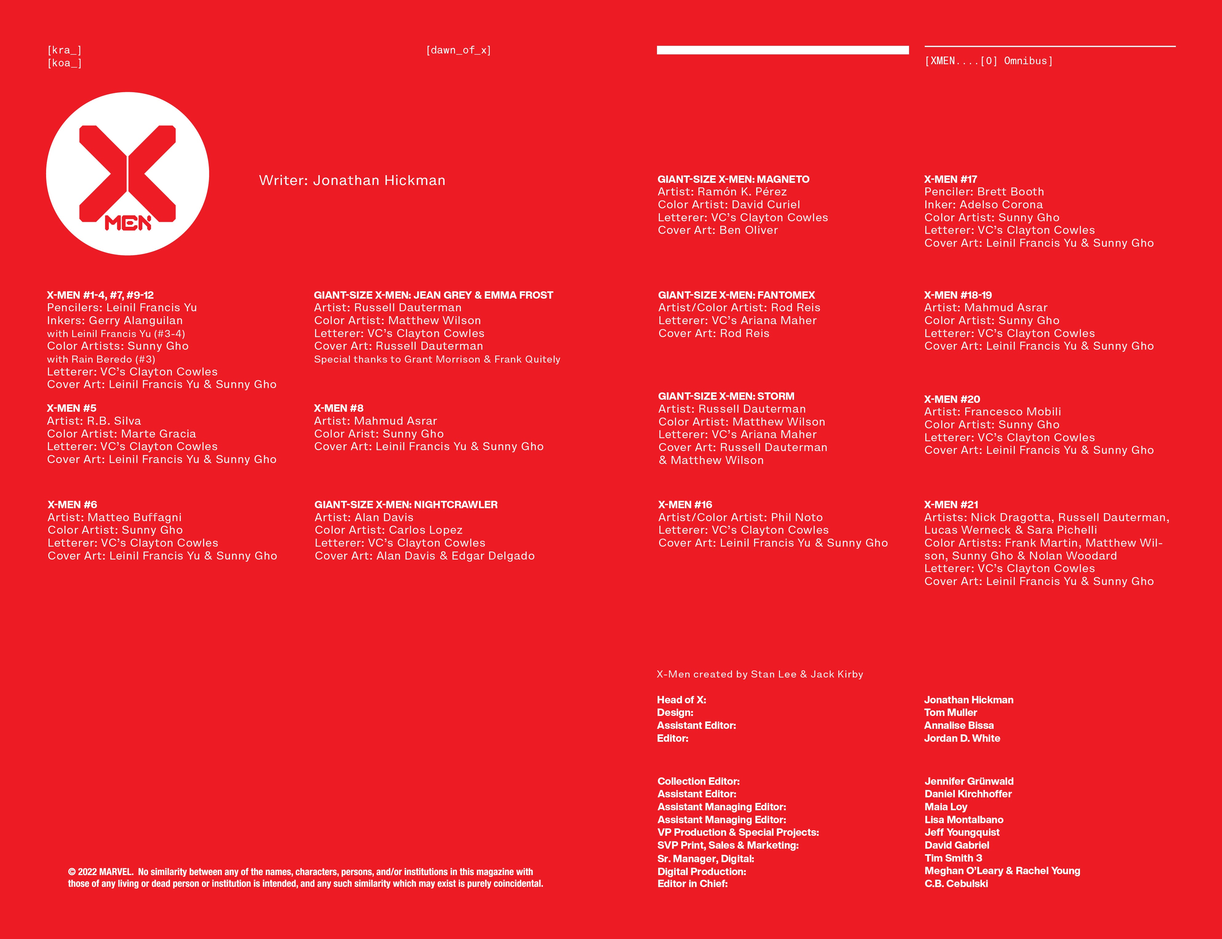 Read online X-Men By Jonathan Hickman Omnibus comic -  Issue # TPB (Part 1) - 3