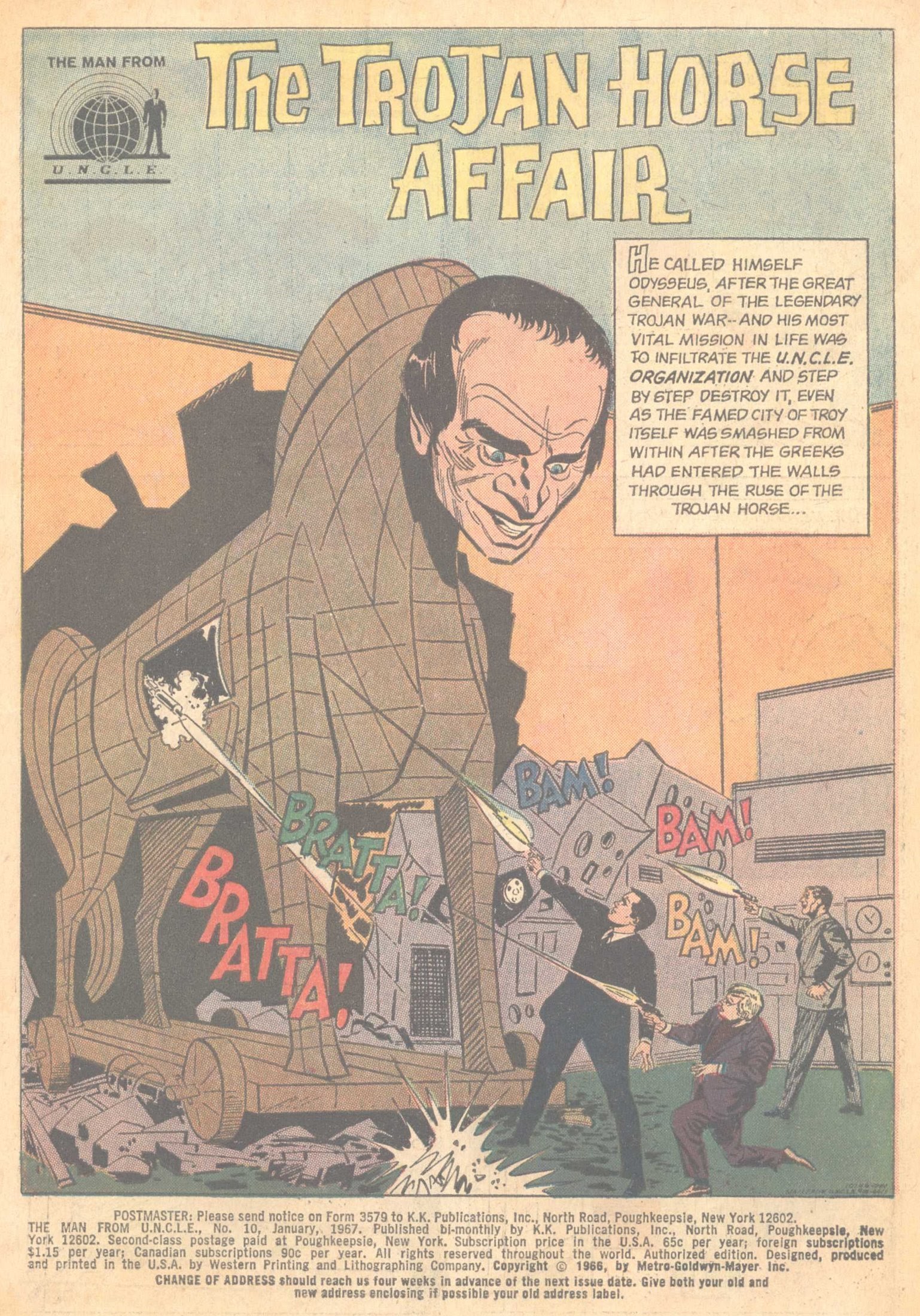 Read online The Man From U.N.C.L.E. comic -  Issue #10 - 3