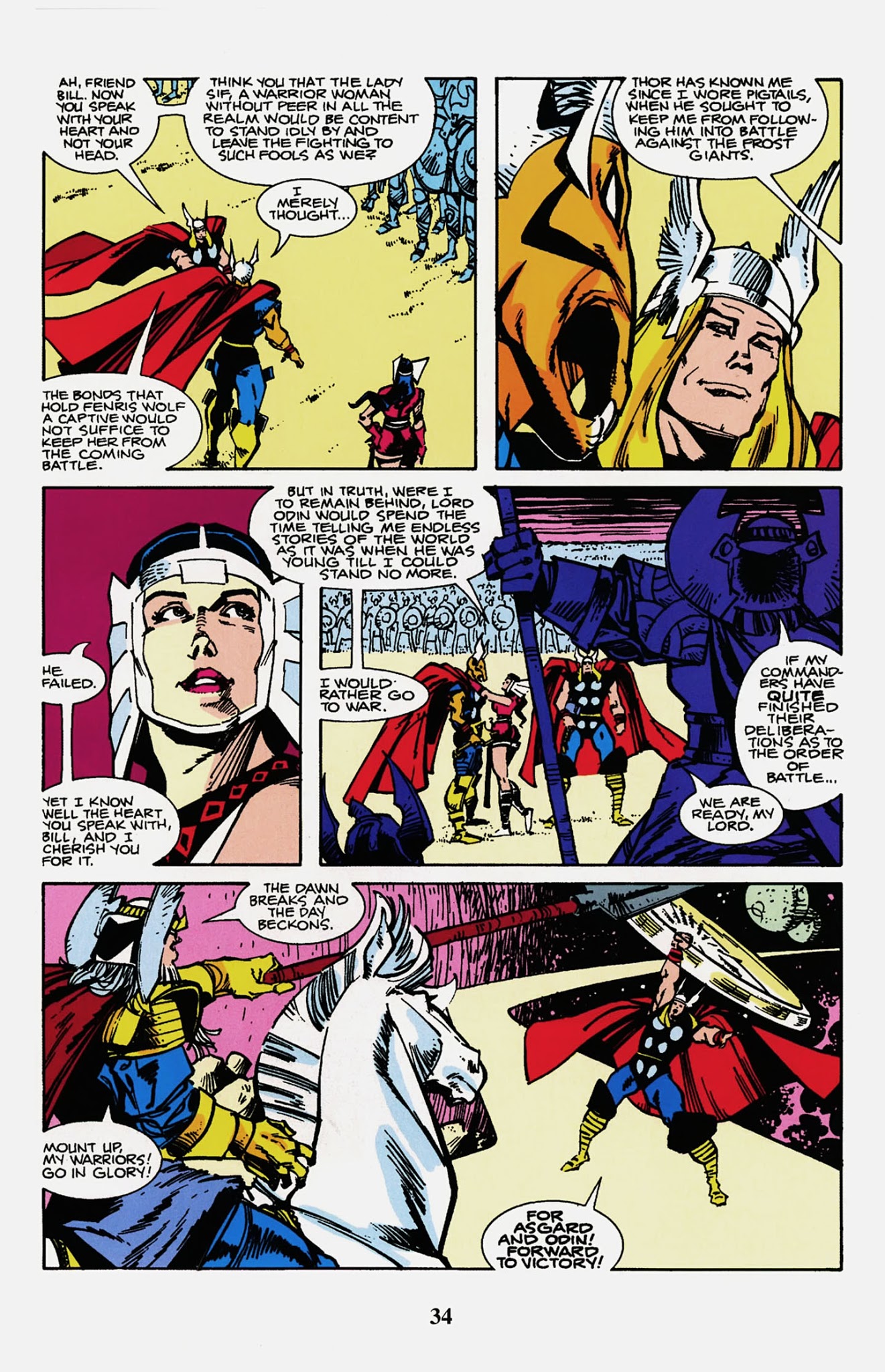 Read online Thor Visionaries: Walter Simonson comic -  Issue # TPB 2 - 36