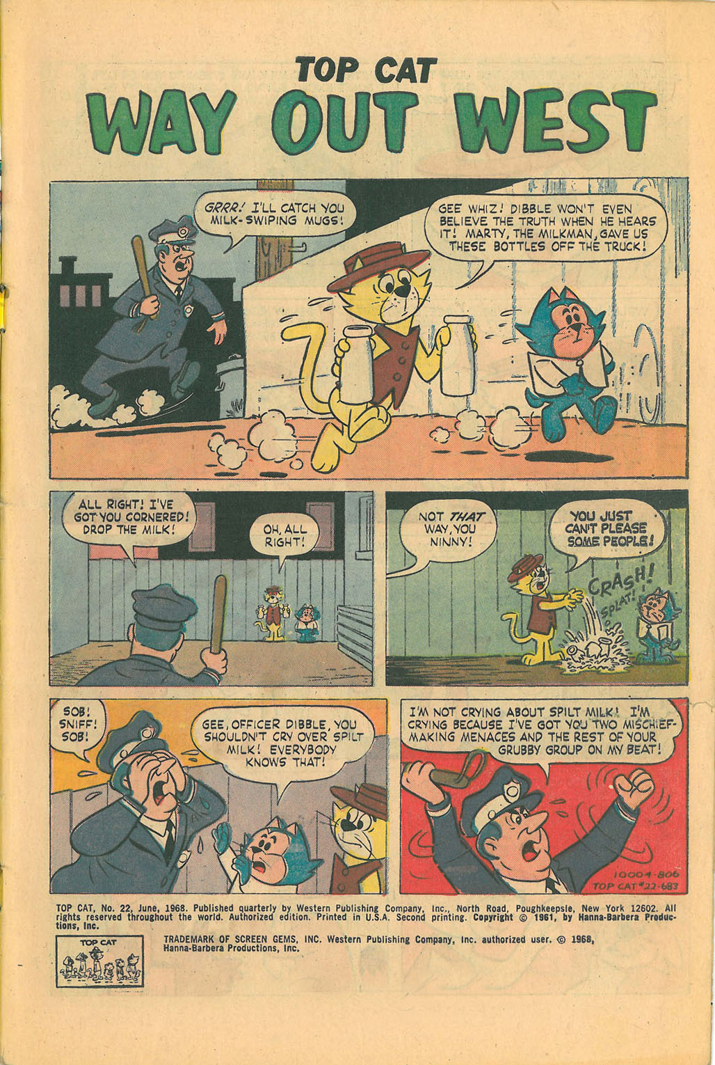 Read online Top Cat (1962) comic -  Issue #22 - 3