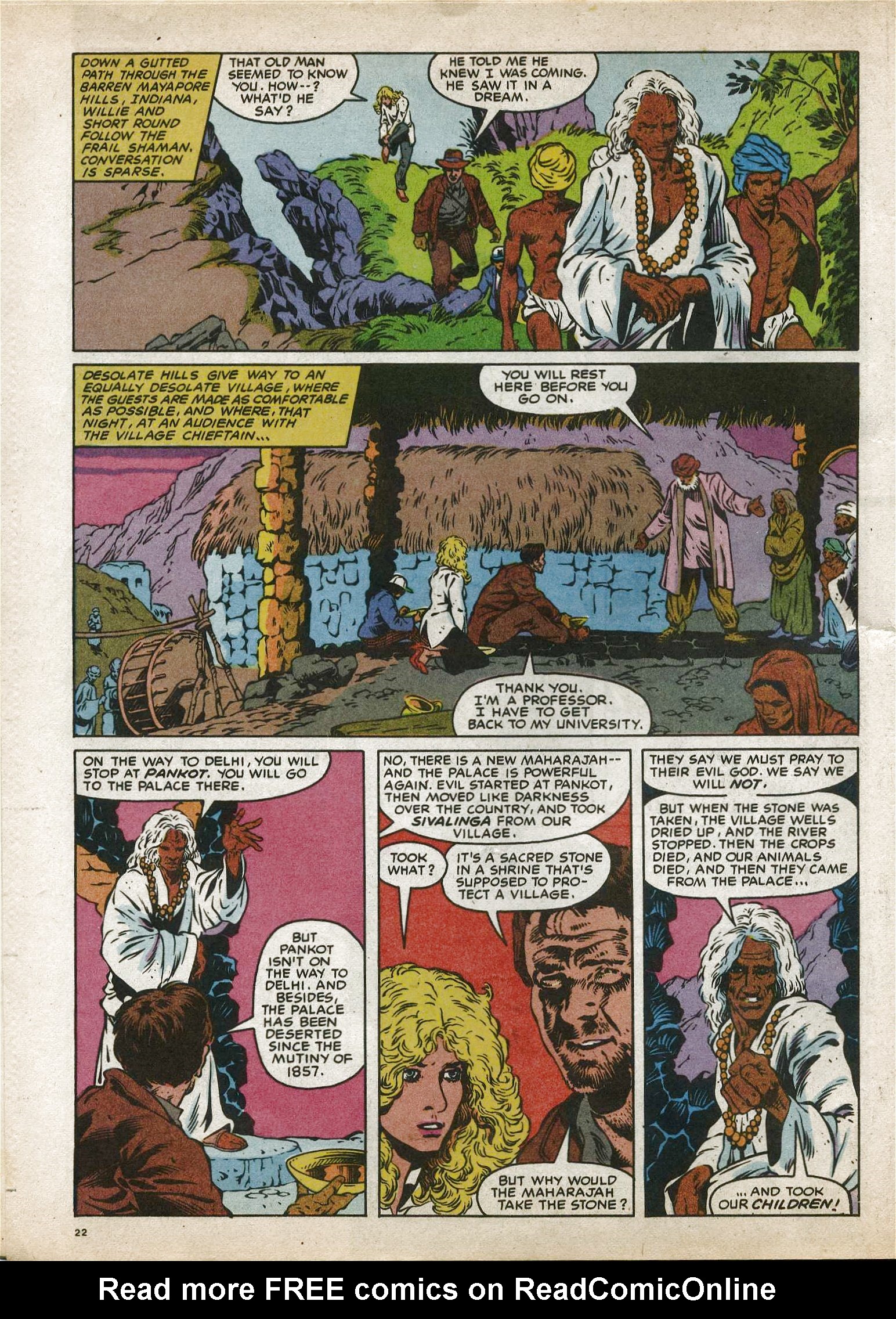 Read online Indiana Jones comic -  Issue #1 - 22