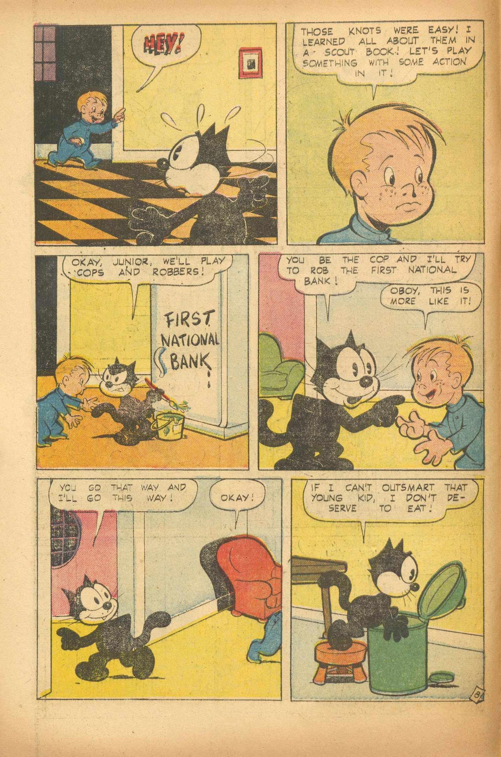 Read online Felix the Cat (1951) comic -  Issue #31 - 10