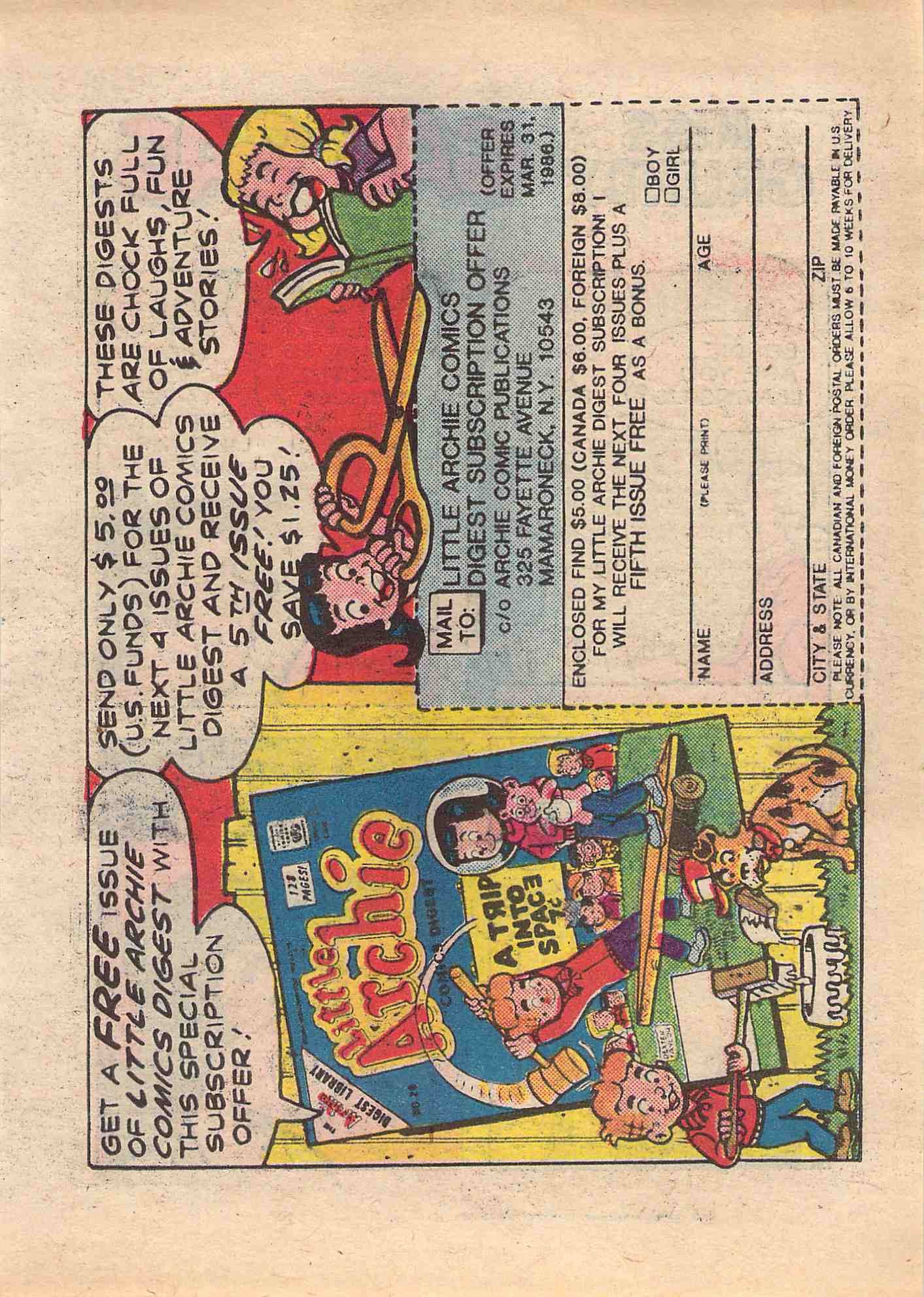 Read online Archie's Double Digest Magazine comic -  Issue #21 - 74