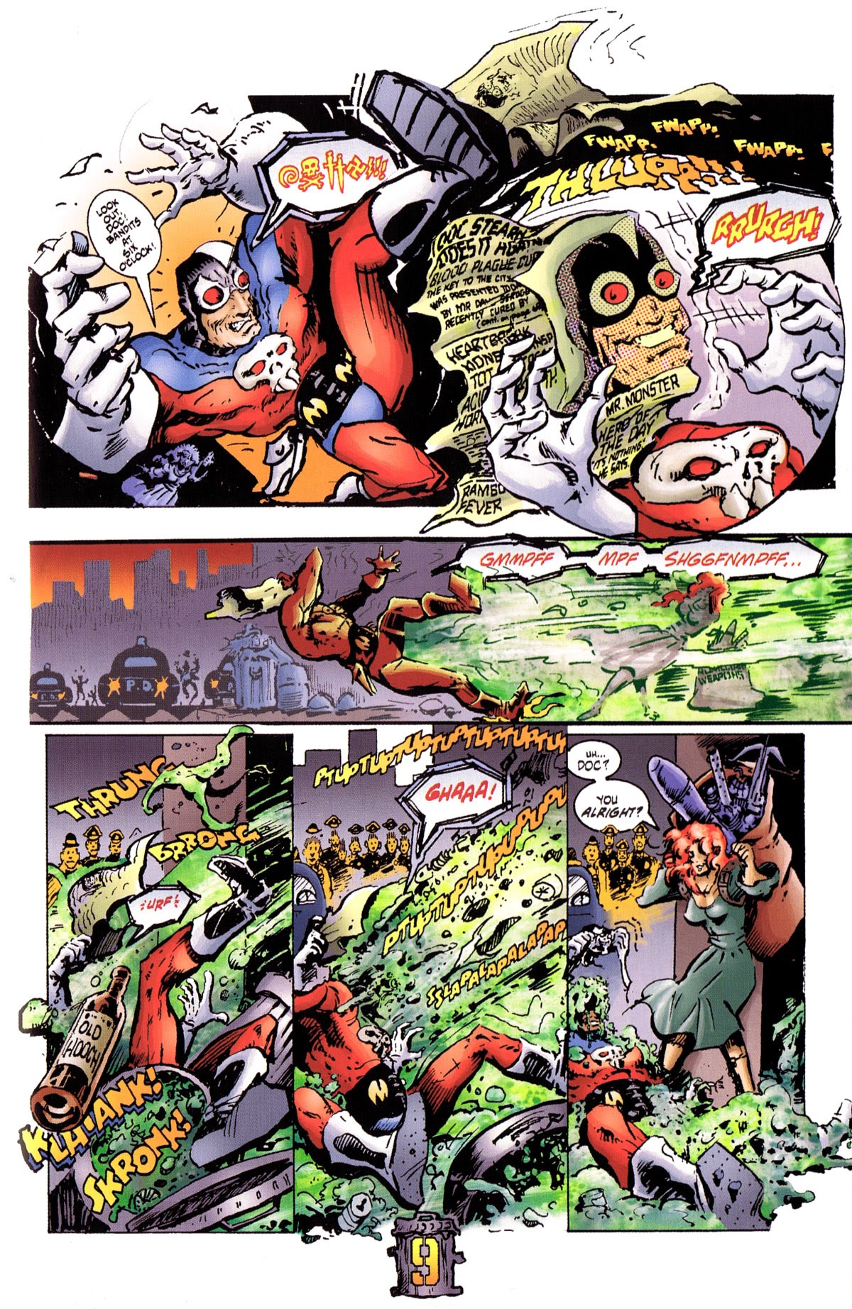 Read online Mr. Monster: Who Watches the Garbagemen? comic -  Issue # Full - 11