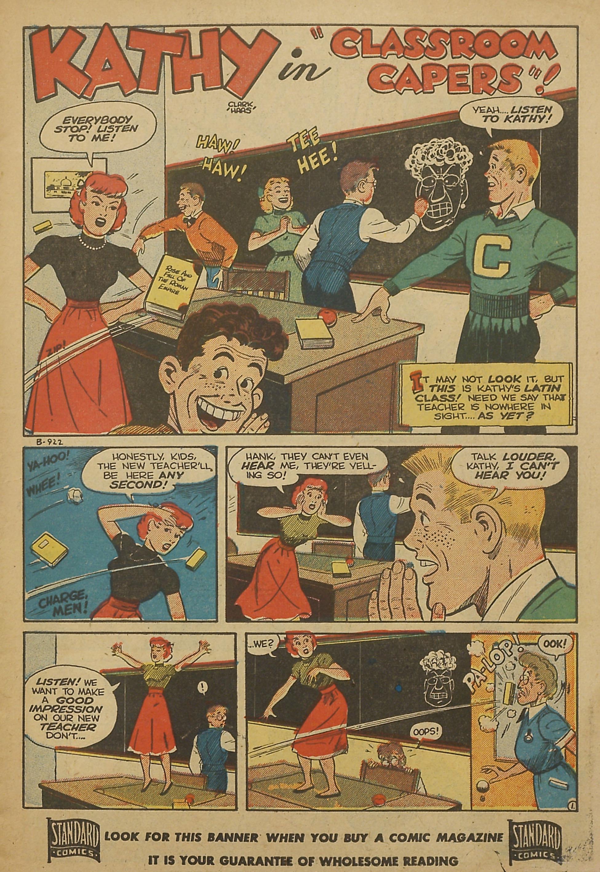 Read online Kathy (1949) comic -  Issue #7 - 3
