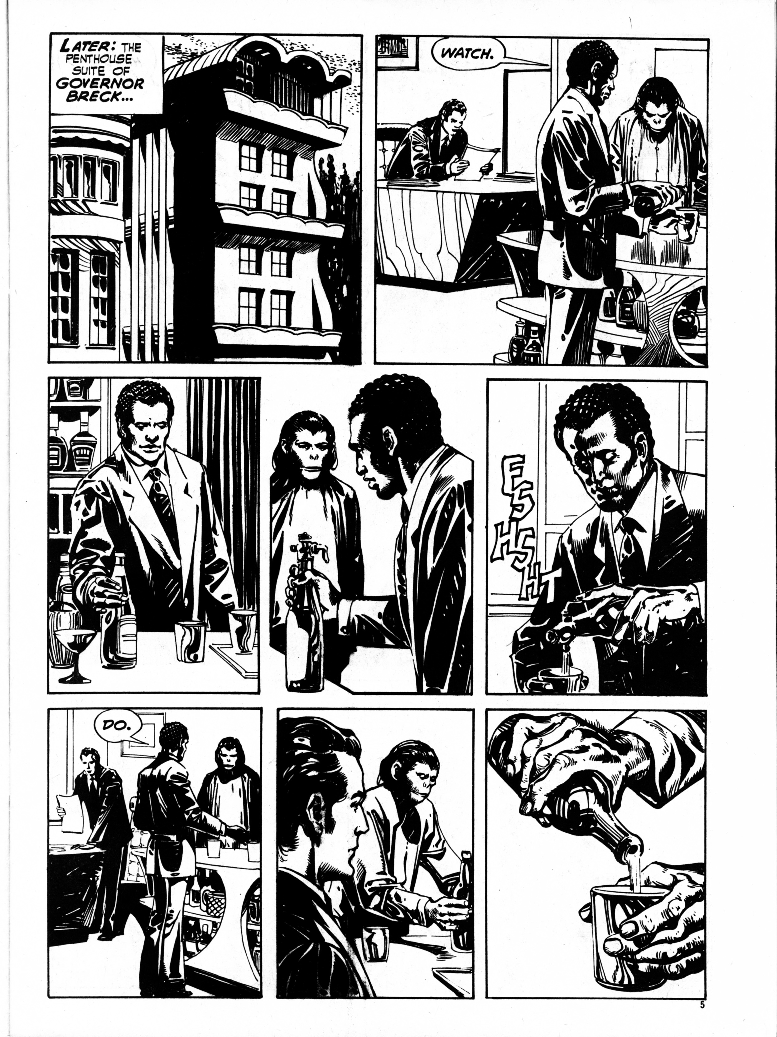 Read online Planet of the Apes (1974) comic -  Issue #68 - 5