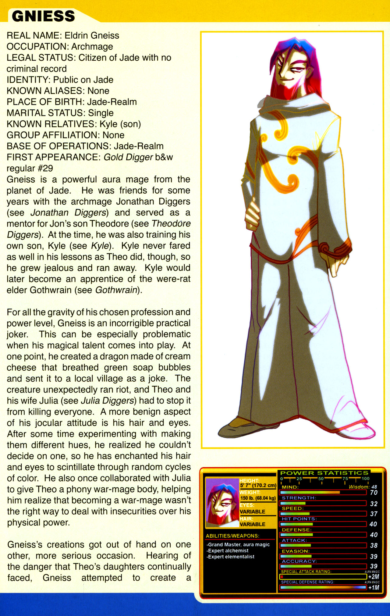 Read online Gold Digger Sourcebook: The Official Handbook of the GD Universe comic -  Issue #6 - 7