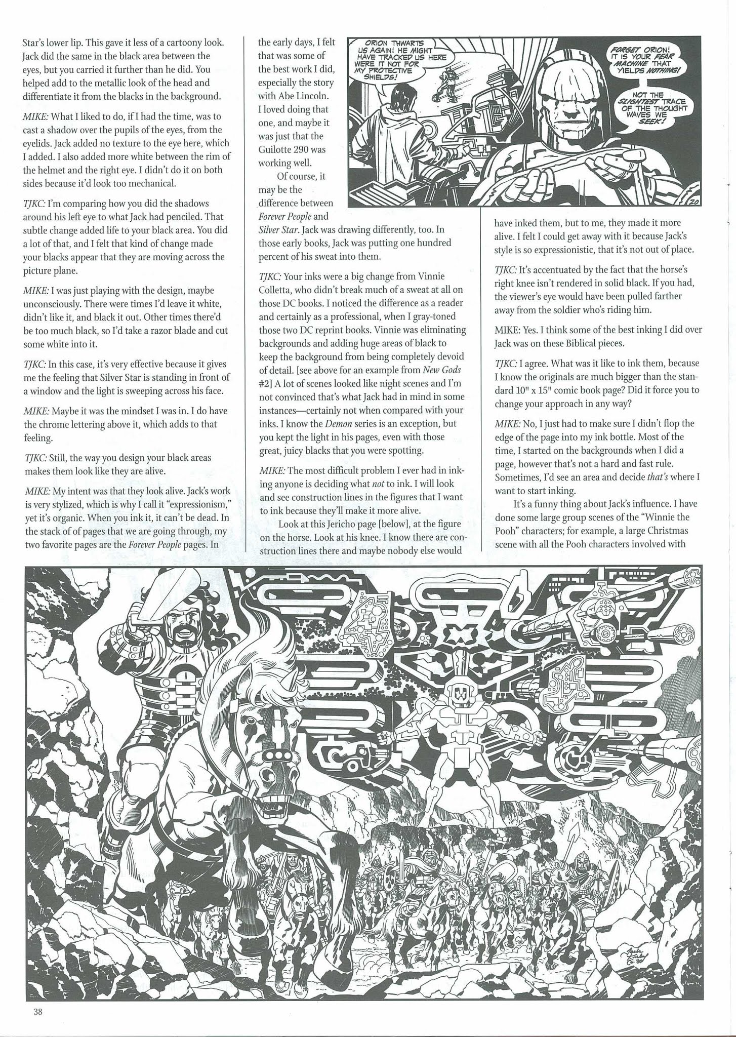 Read online The Jack Kirby Collector comic -  Issue #37 - 40