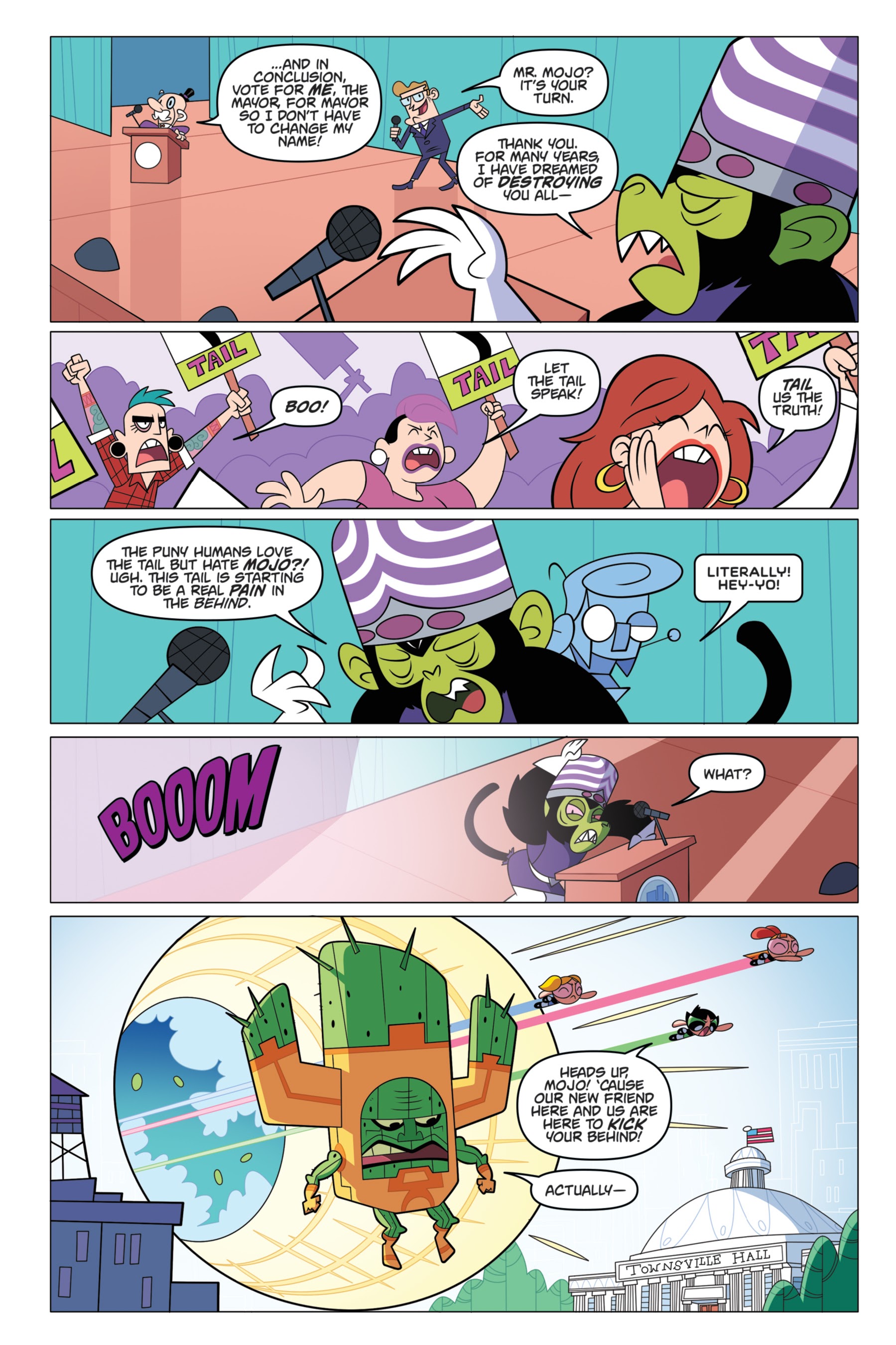 Read online The Powerpuff Girls: Bureau of Bad comic -  Issue # _TPB - 64