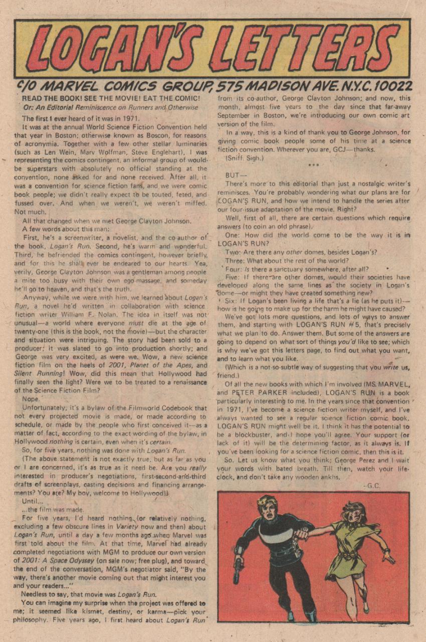 Read online Logan's Run comic -  Issue #1 - 13