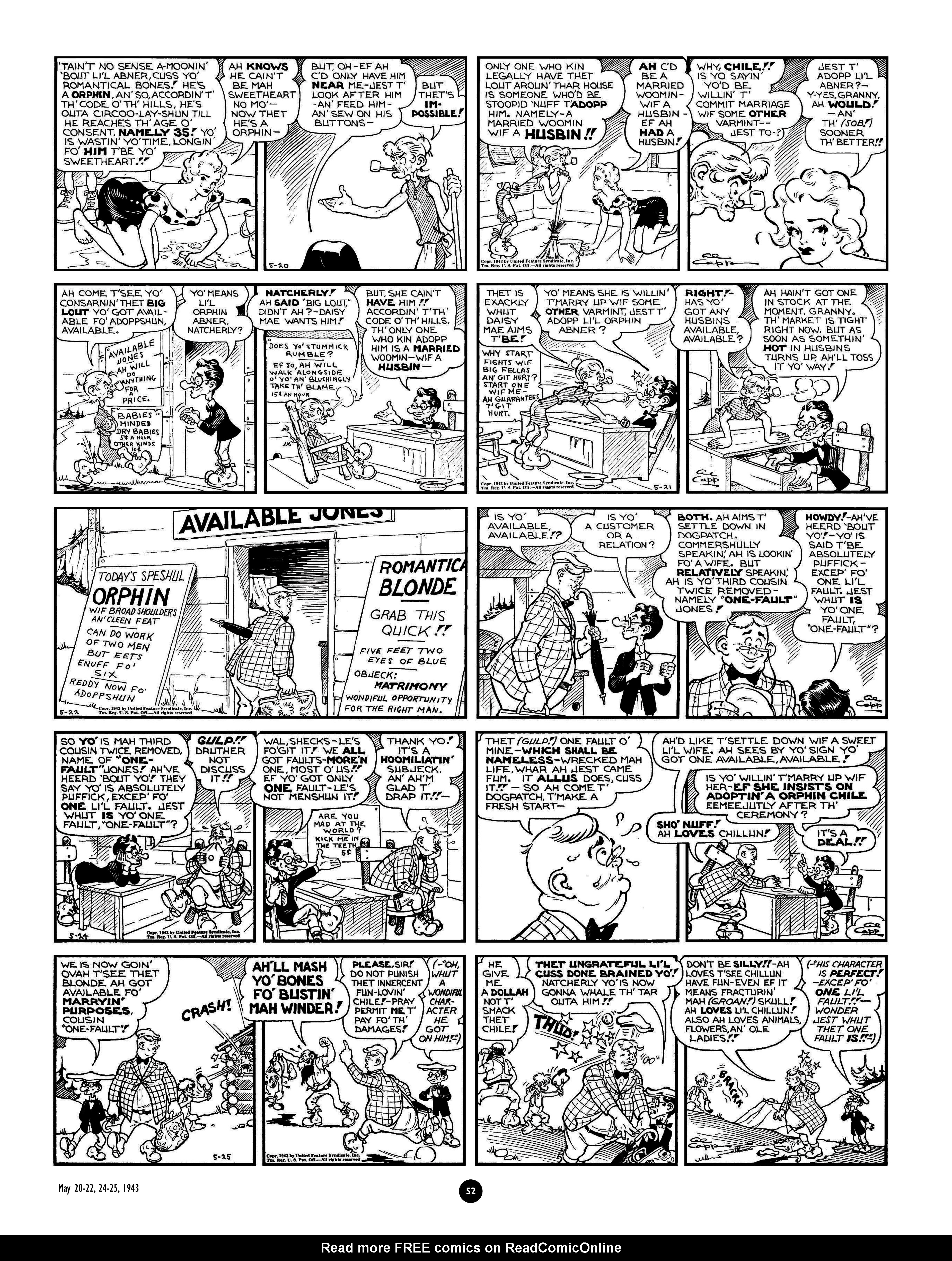 Read online Al Capp's Li'l Abner Complete Daily & Color Sunday Comics comic -  Issue # TPB 5 (Part 1) - 53