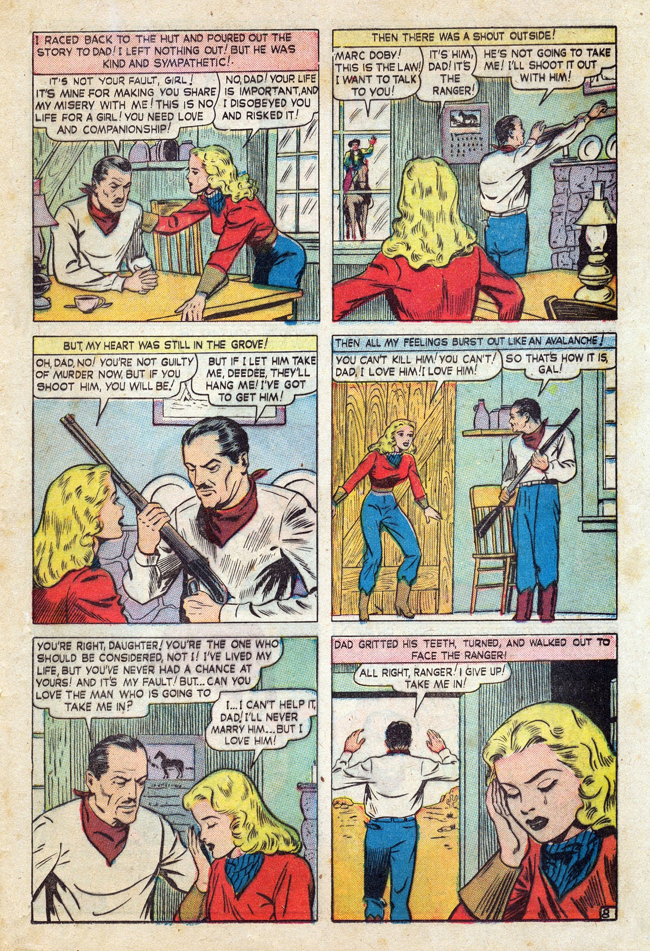 Read online Western Life Romances comic -  Issue #1 - 33