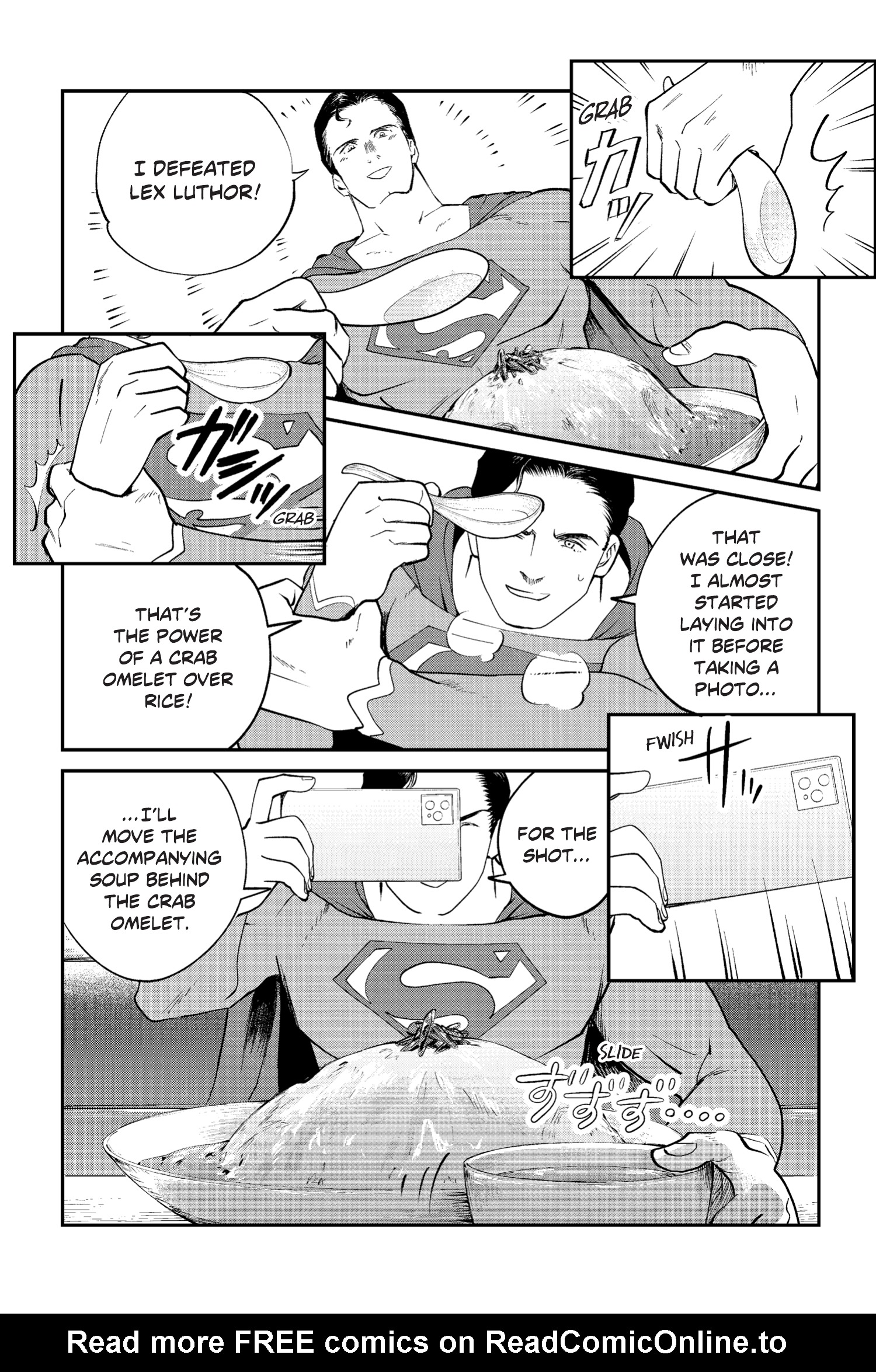 Read online Superman vs. Meshi comic -  Issue #10 - 16