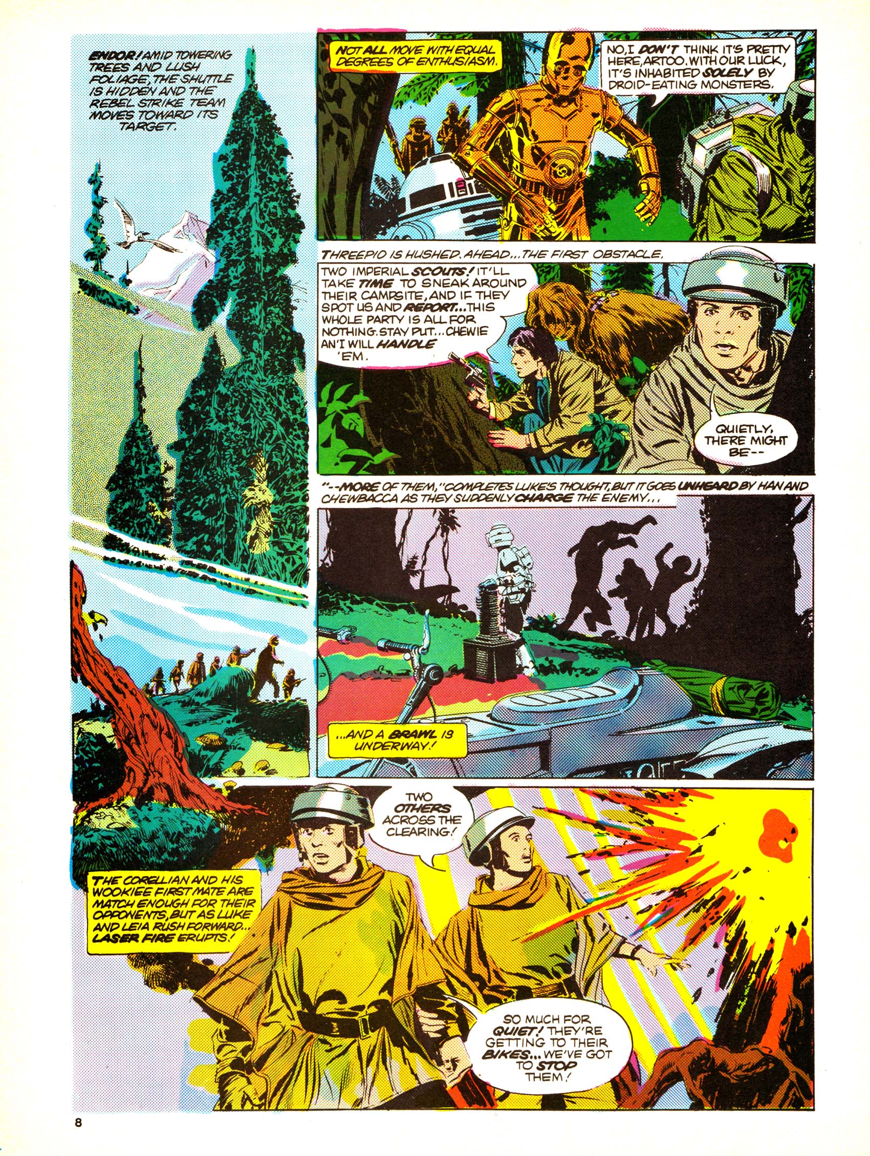Read online Return of the Jedi comic -  Issue #153 - 8