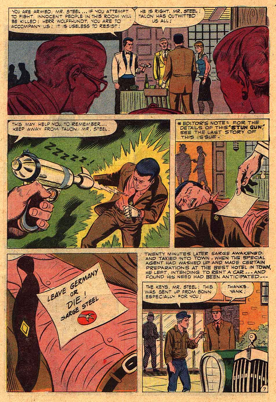 Read online Sarge Steel comic -  Issue #8 - 11
