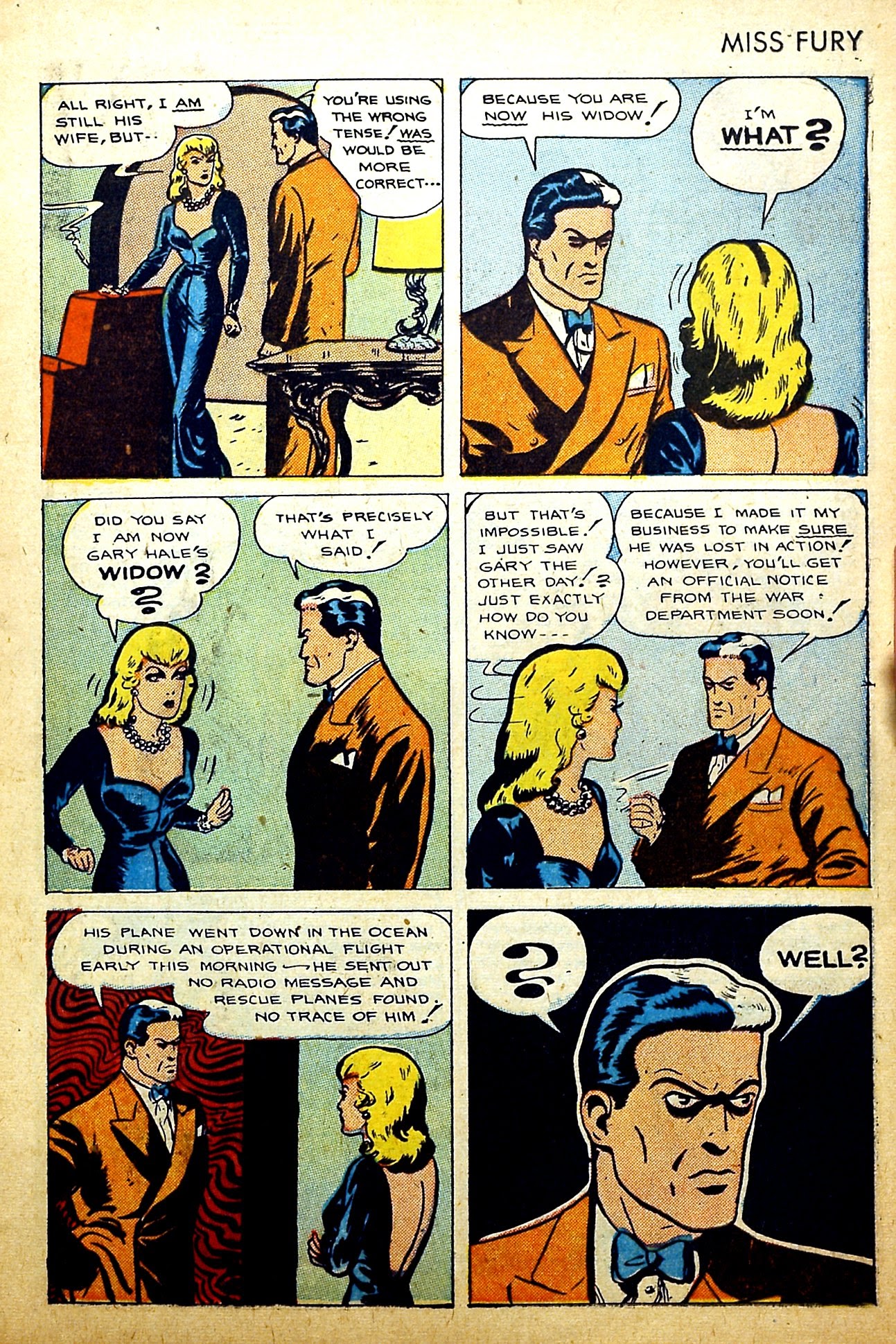 Read online Miss Fury Comics comic -  Issue #8 - 12