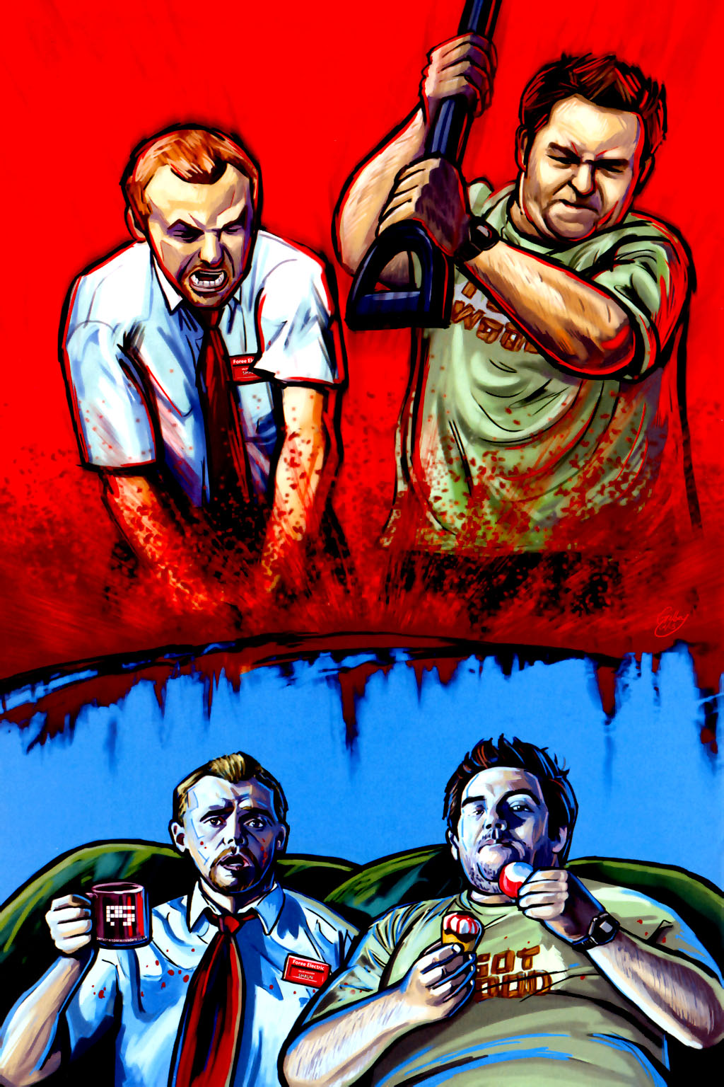 Read online Shaun of the Dead (2005) comic -  Issue #2 - 25