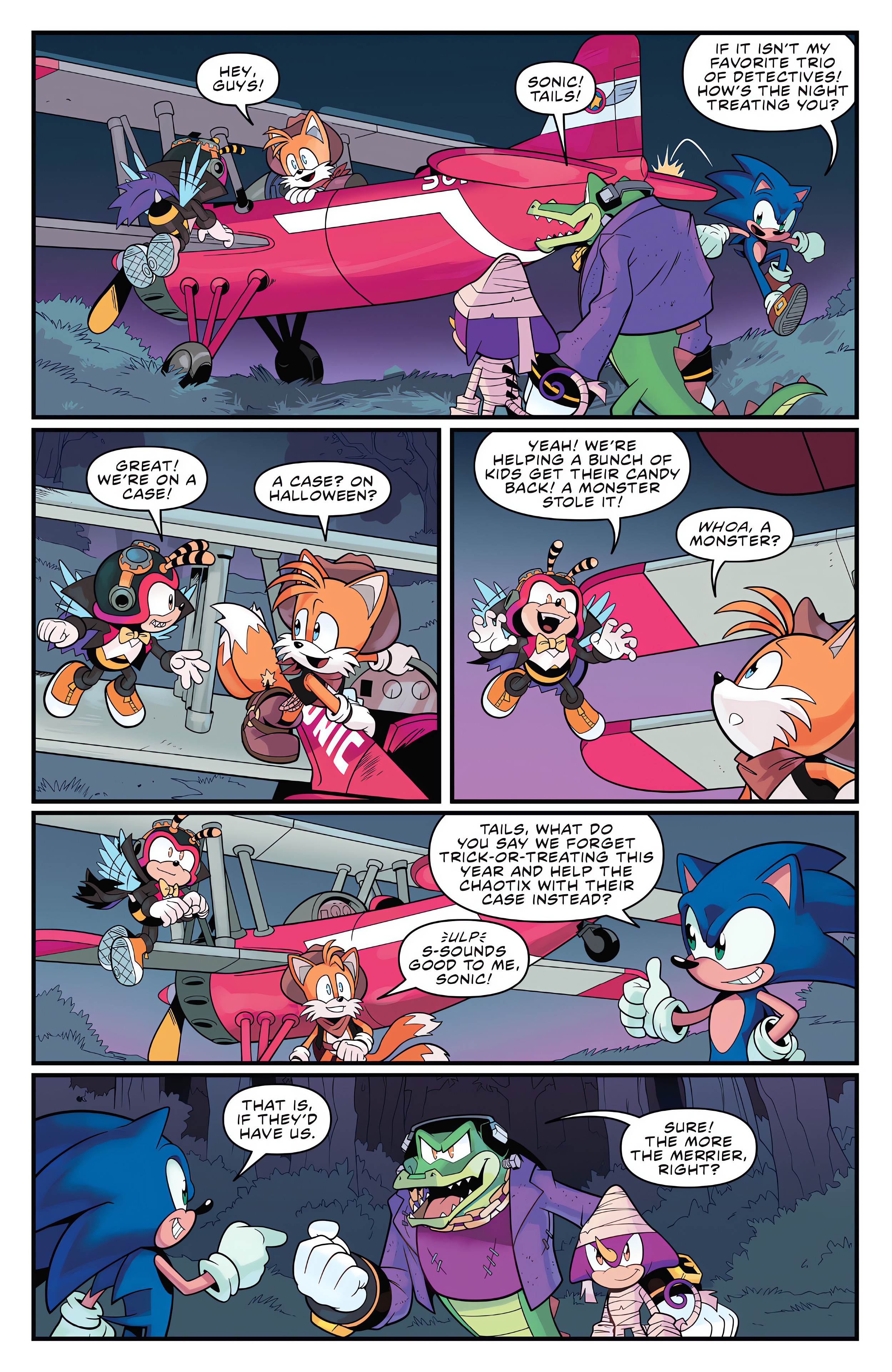 Read online Sonic the Hedgehog (2018) comic -  Issue # _Halloween Special - 9