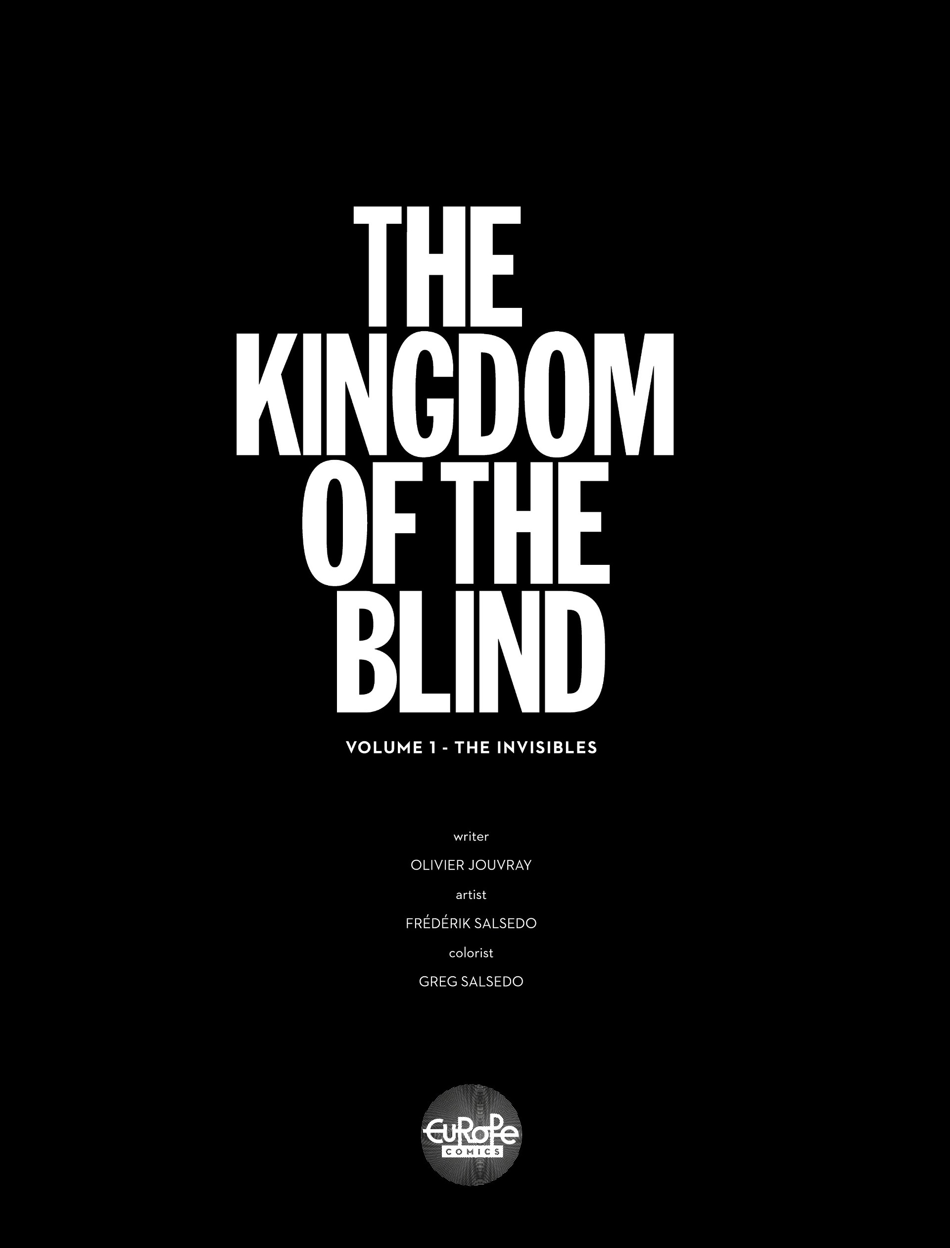 Read online The Kingdom of the Blind comic -  Issue #1 - 2
