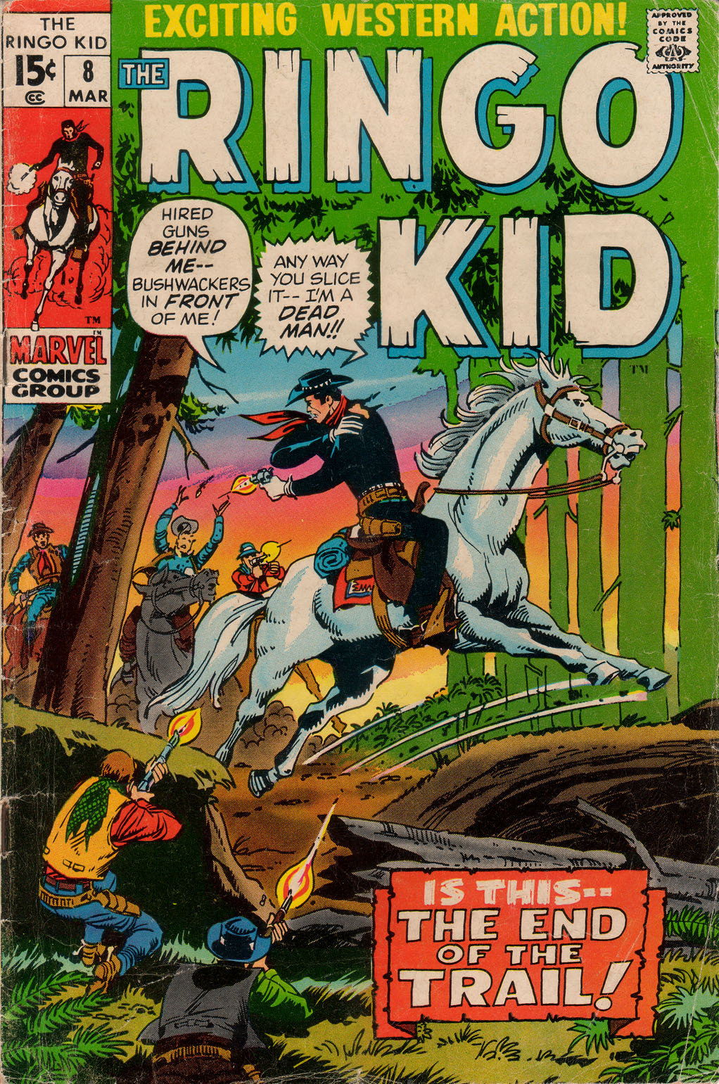 Read online Ringo Kid (1970) comic -  Issue #8 - 1