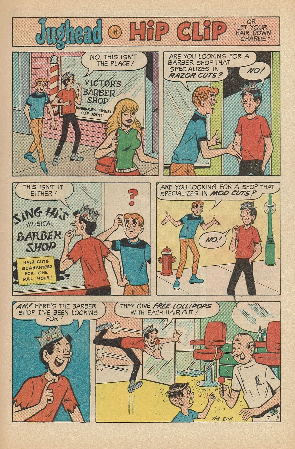 Read online Jughead's Jokes comic -  Issue #7 - 7