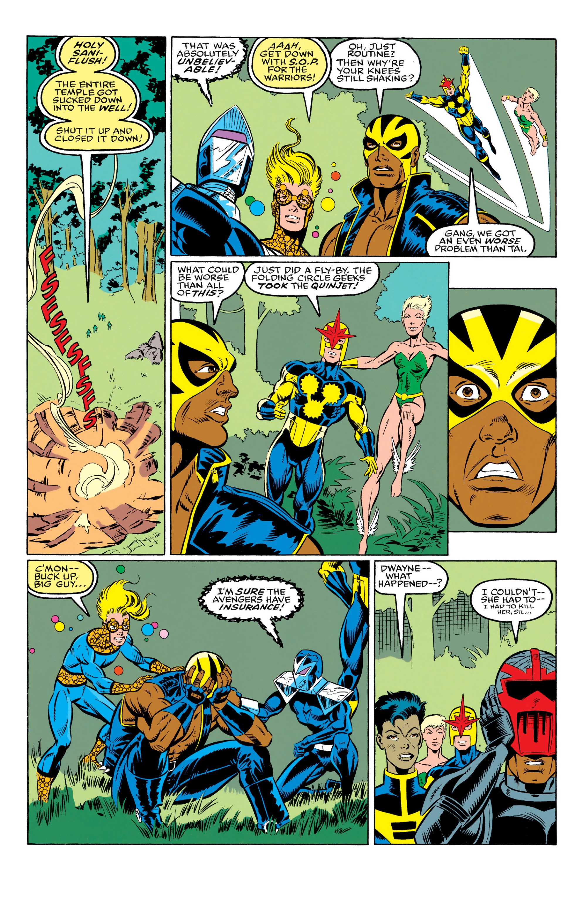 Read online The New Warriors comic -  Issue #25 - 37
