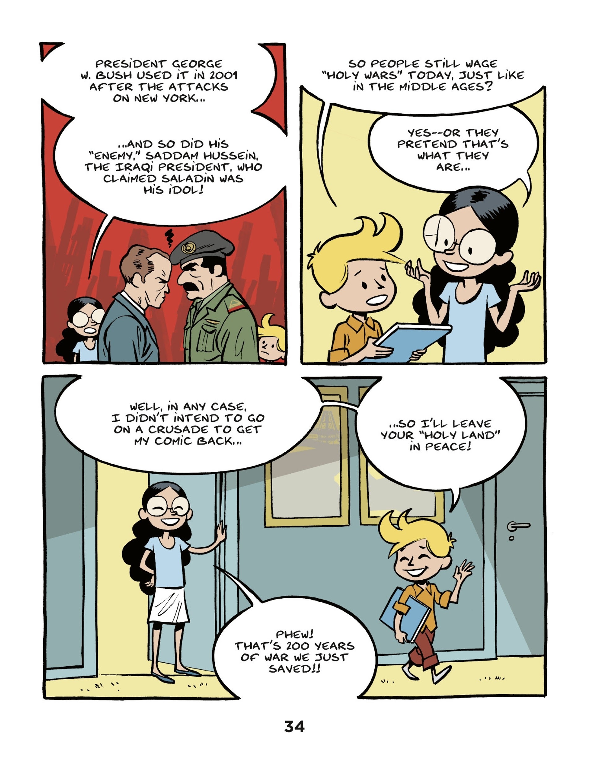 Read online On The History Trail With Ariane & Nino comic -  Issue #3 - 34