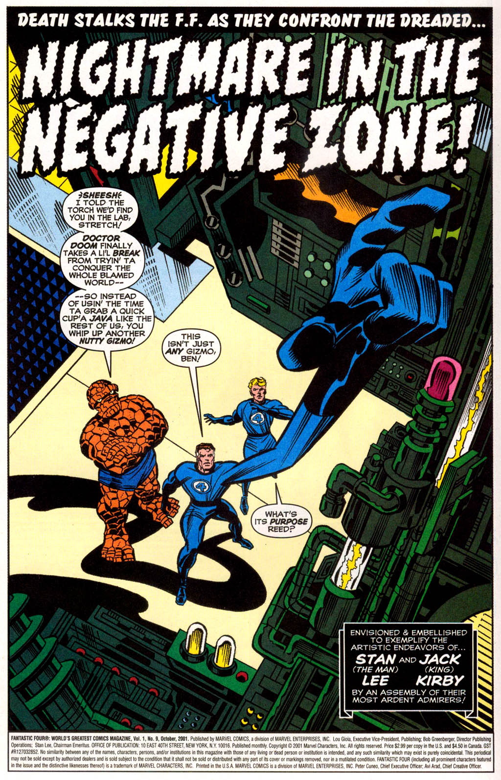 Read online Fantastic Four: World's Greatest Comics Magazine comic -  Issue #9 - 2