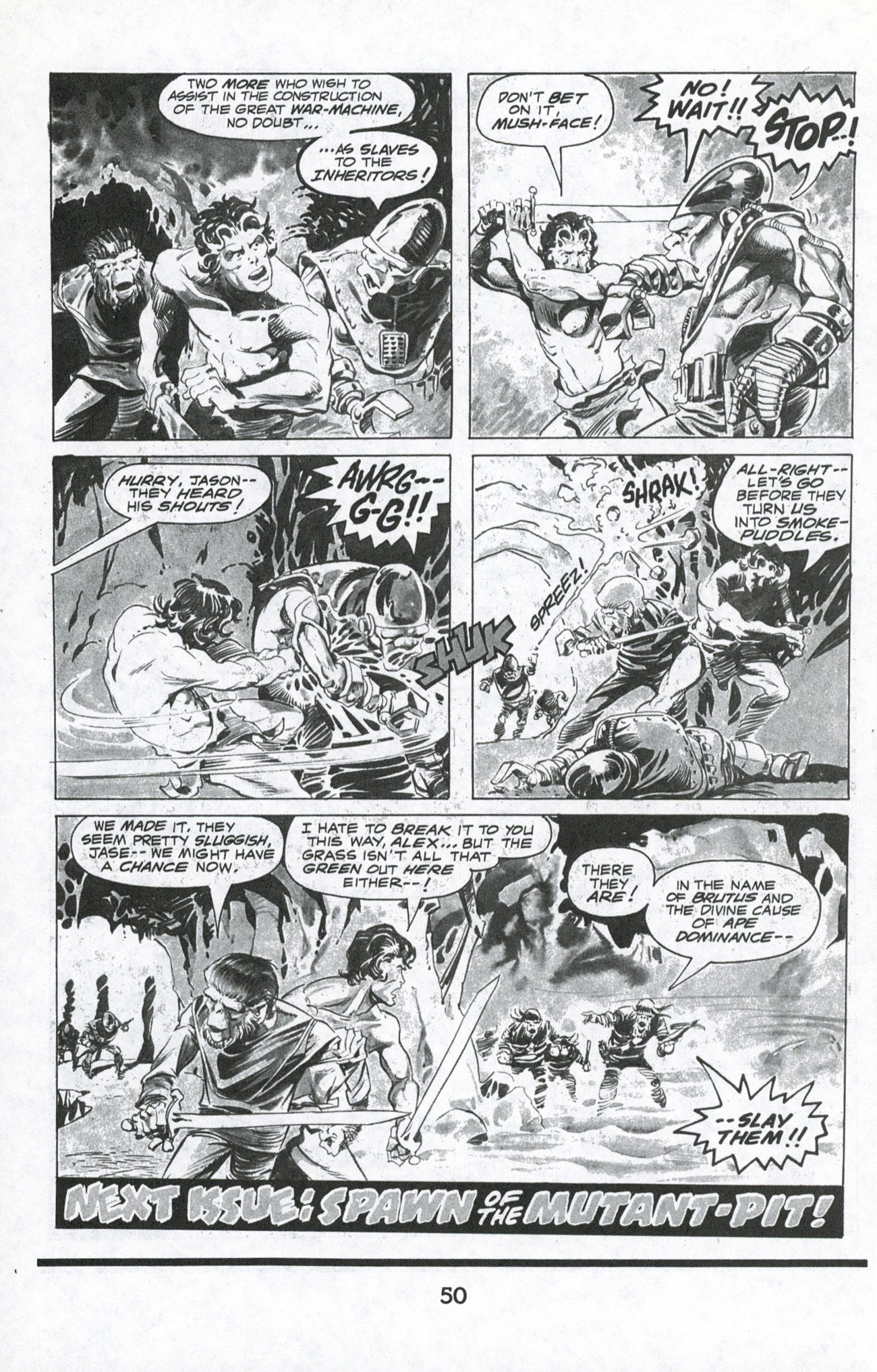 Read online Terror on the Planet of the Apes comic -  Issue #2 - 30
