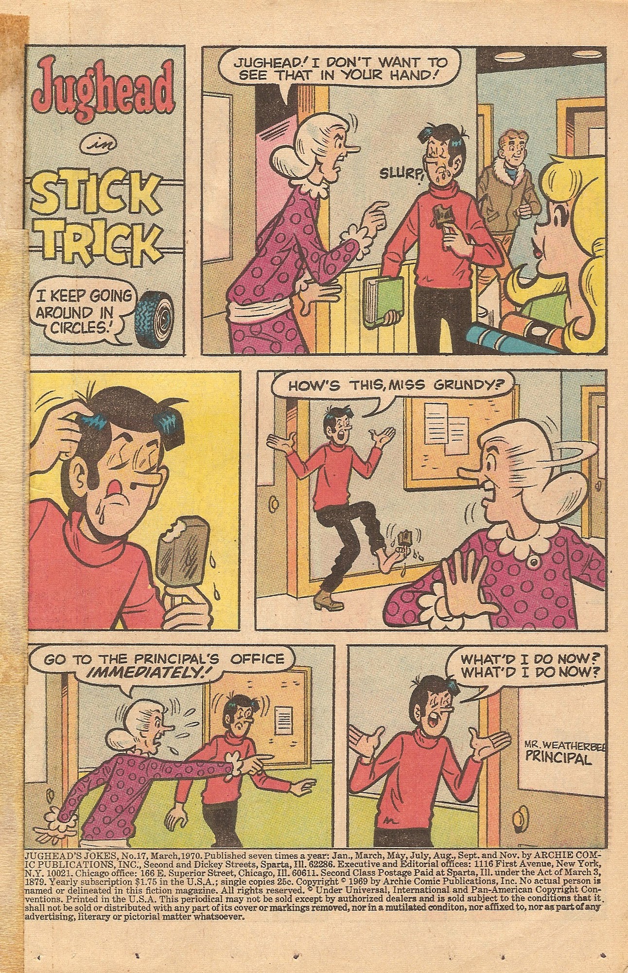 Read online Jughead's Jokes comic -  Issue #17 - 3
