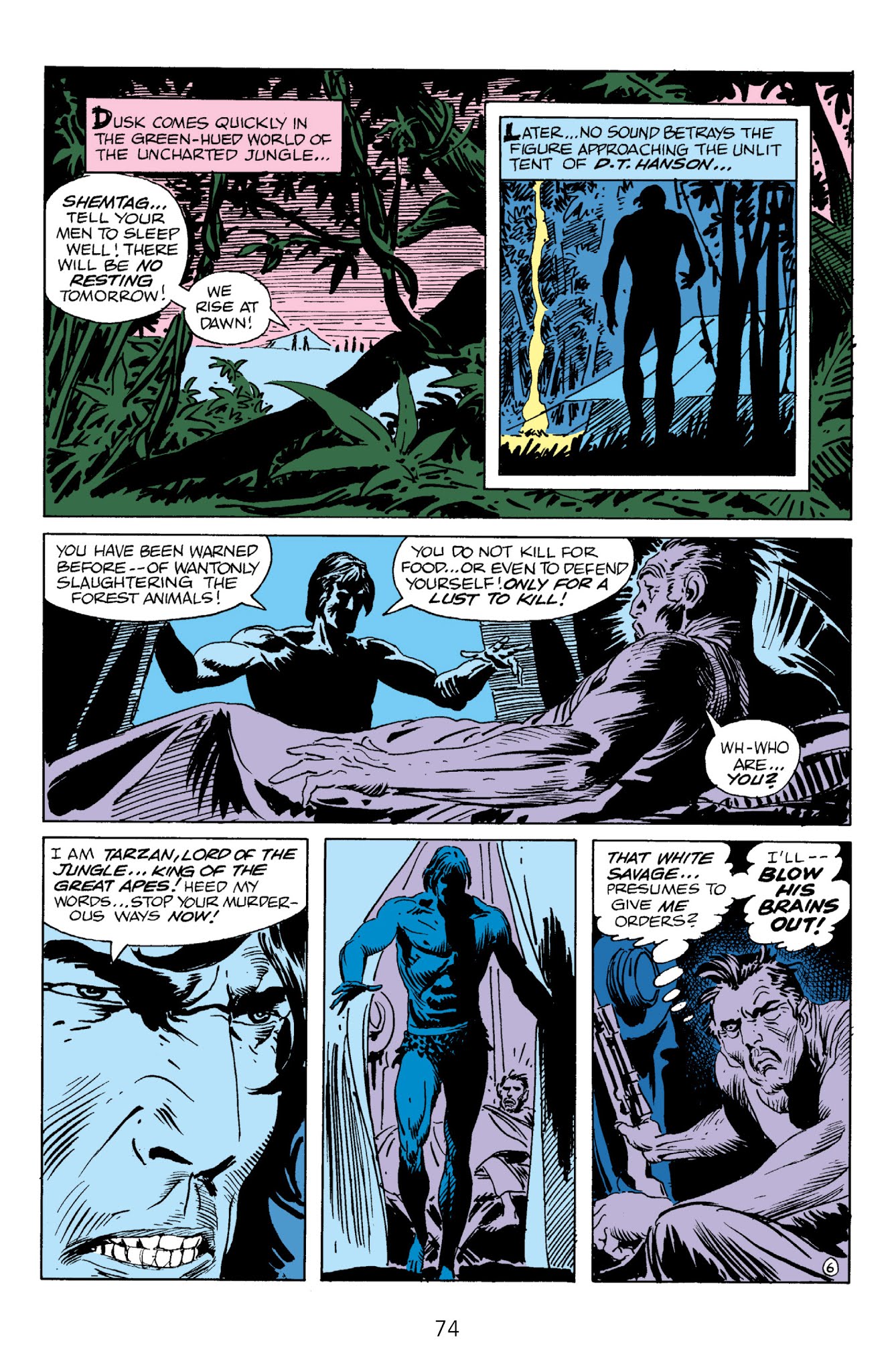 Read online Edgar Rice Burroughs' Tarzan The Joe Kubert Years comic -  Issue # TPB 2 (Part 1) - 74