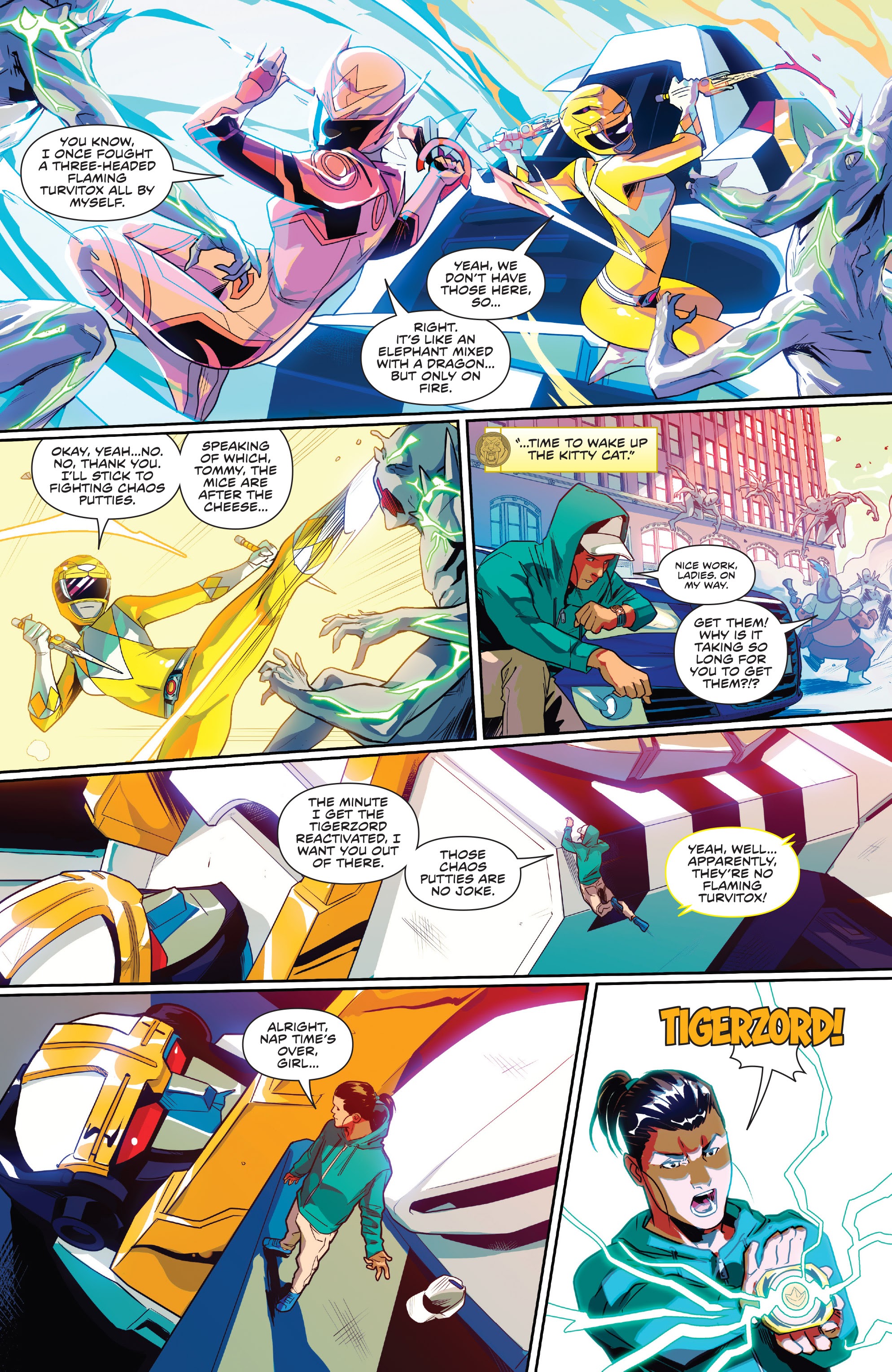Read online Mighty Morphin comic -  Issue #7 - 19