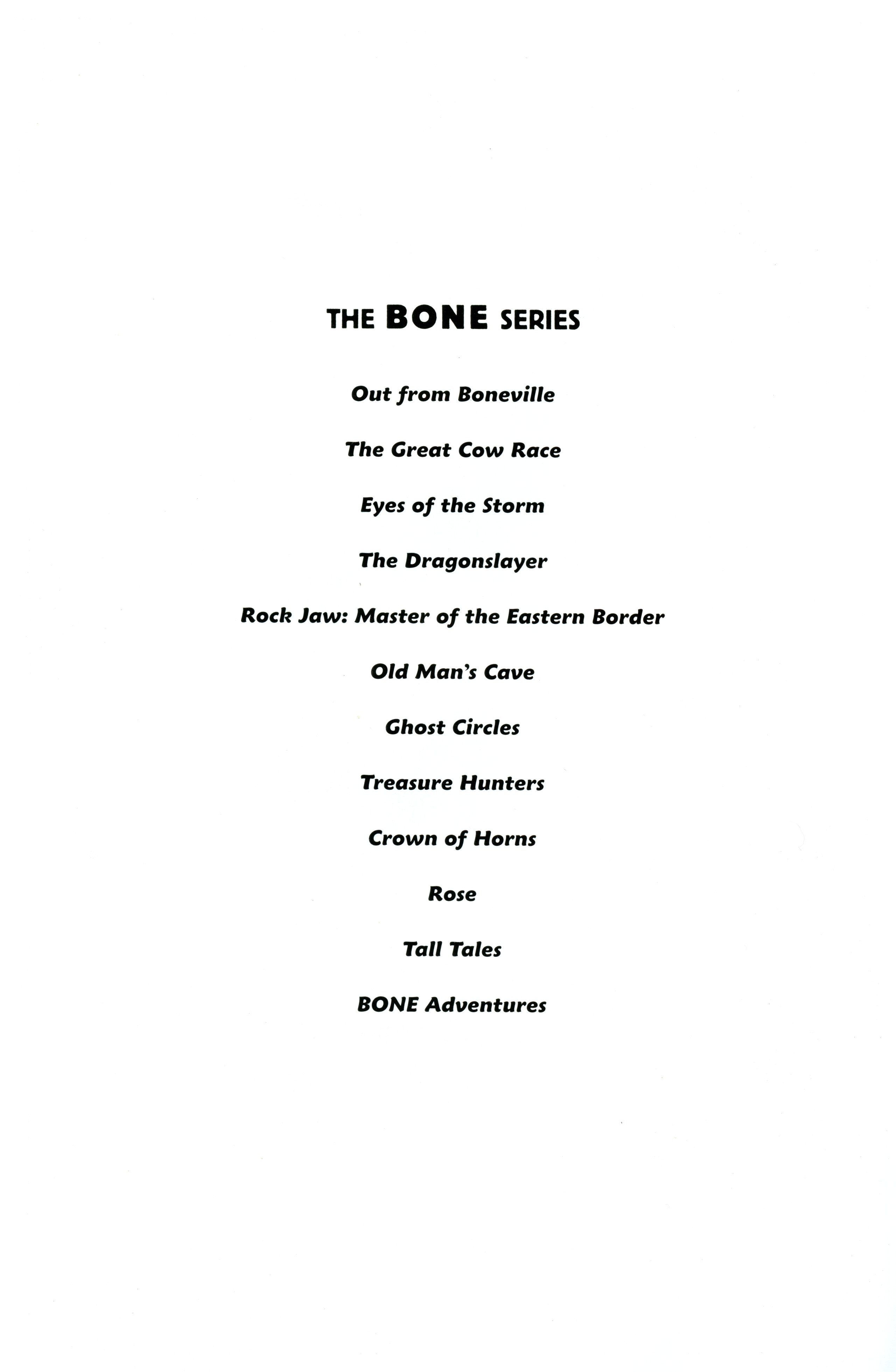 Read online Bone: More Tall Tales comic -  Issue # TPB - 4