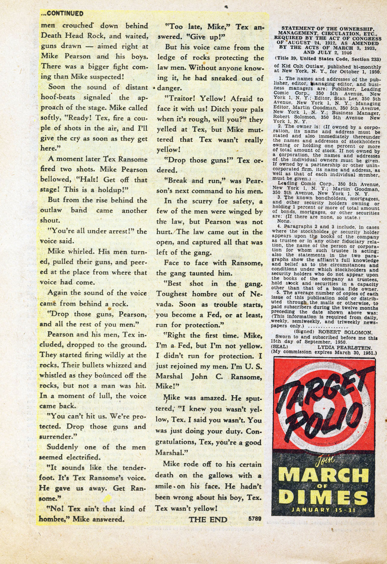 Read online Kid Colt Outlaw comic -  Issue #14 - 17