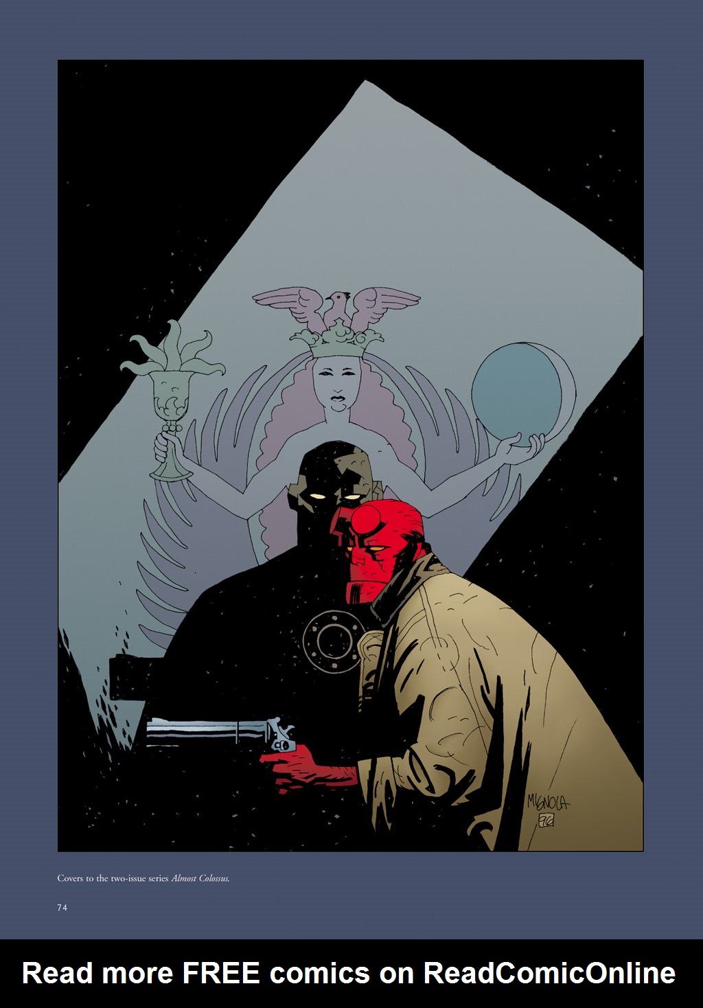 Read online The Art of Hellboy comic -  Issue # TPB - 75