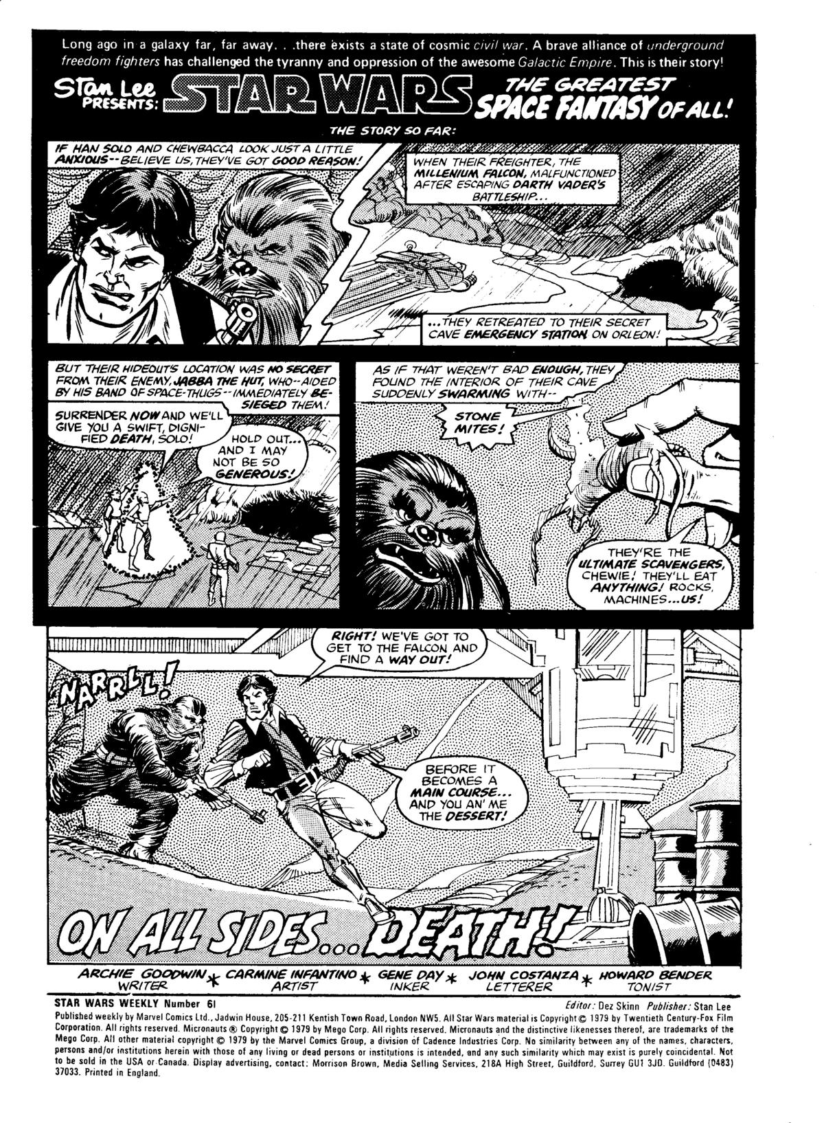 Read online Star Wars Weekly comic -  Issue #65 - 2