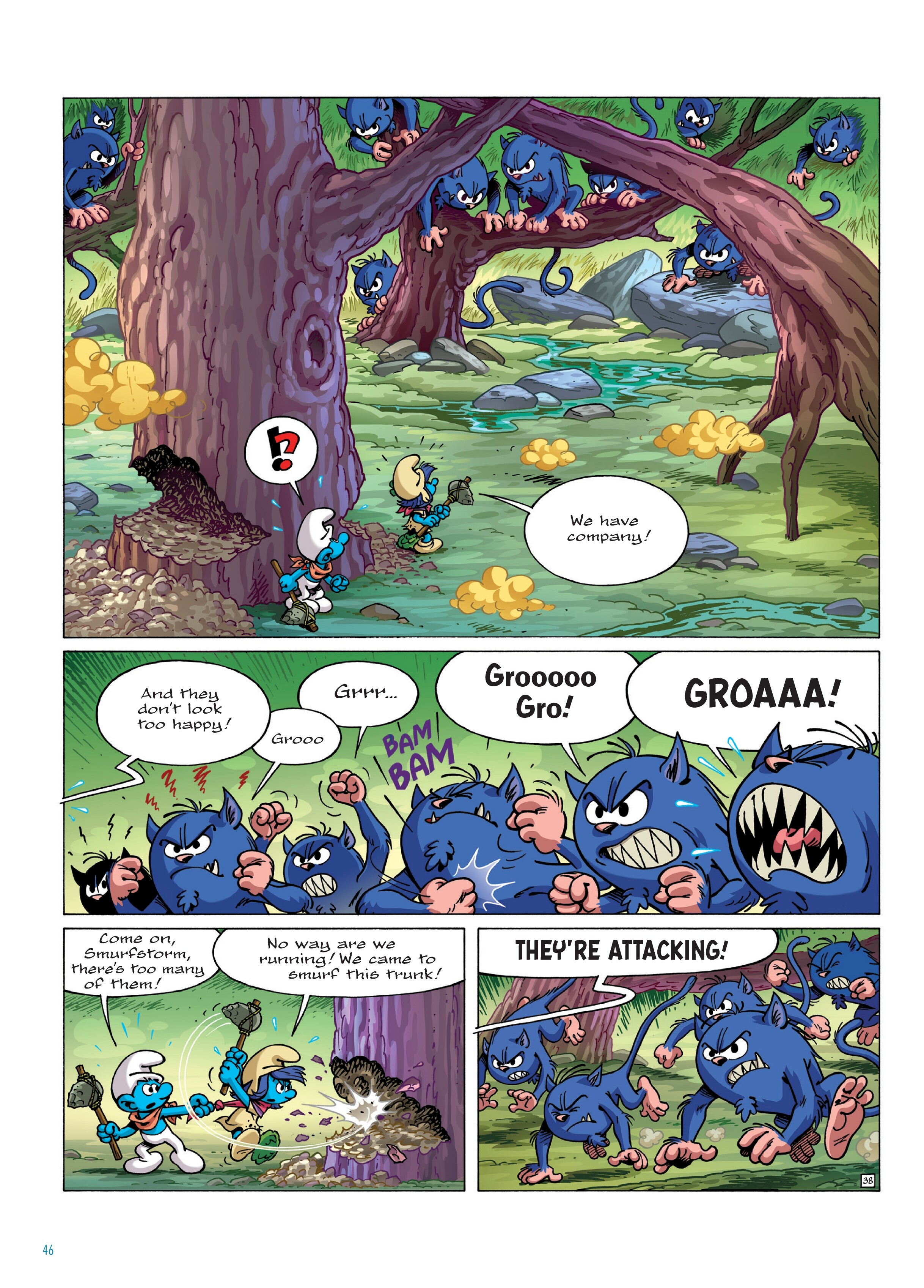 Read online Smurfs: The Village Behind The Wall comic -  Issue #2 - 46