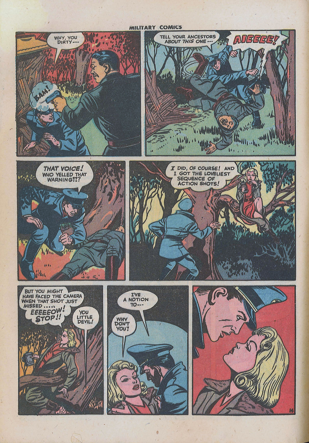 Read online Military Comics comic -  Issue #34 - 16