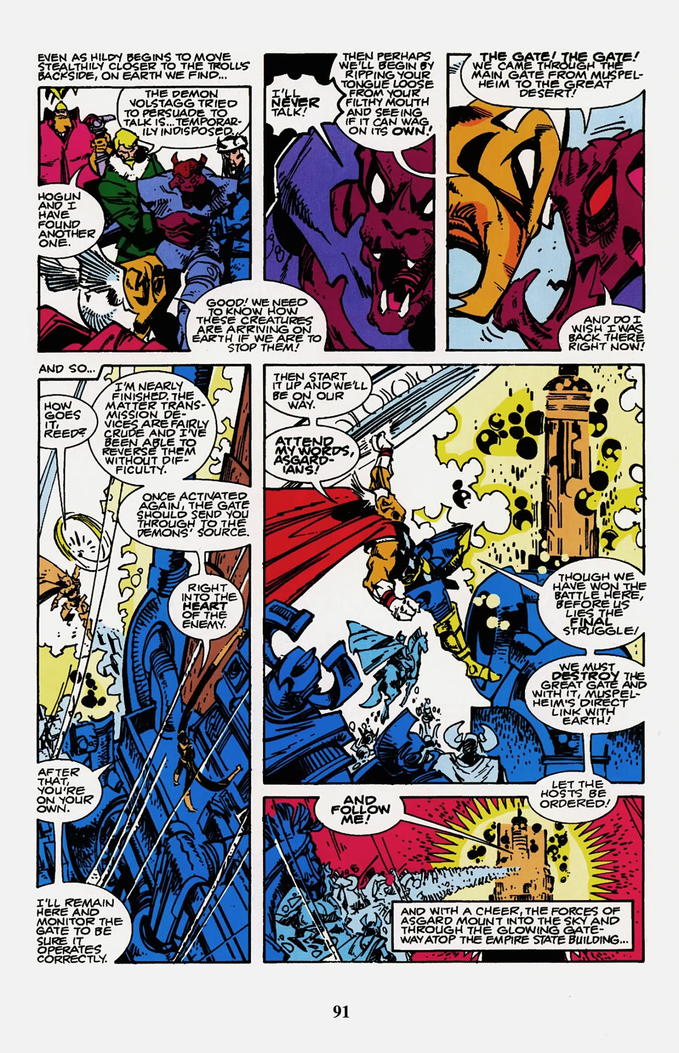 Read online Thor Visionaries: Walter Simonson comic -  Issue # TPB 2 - 93
