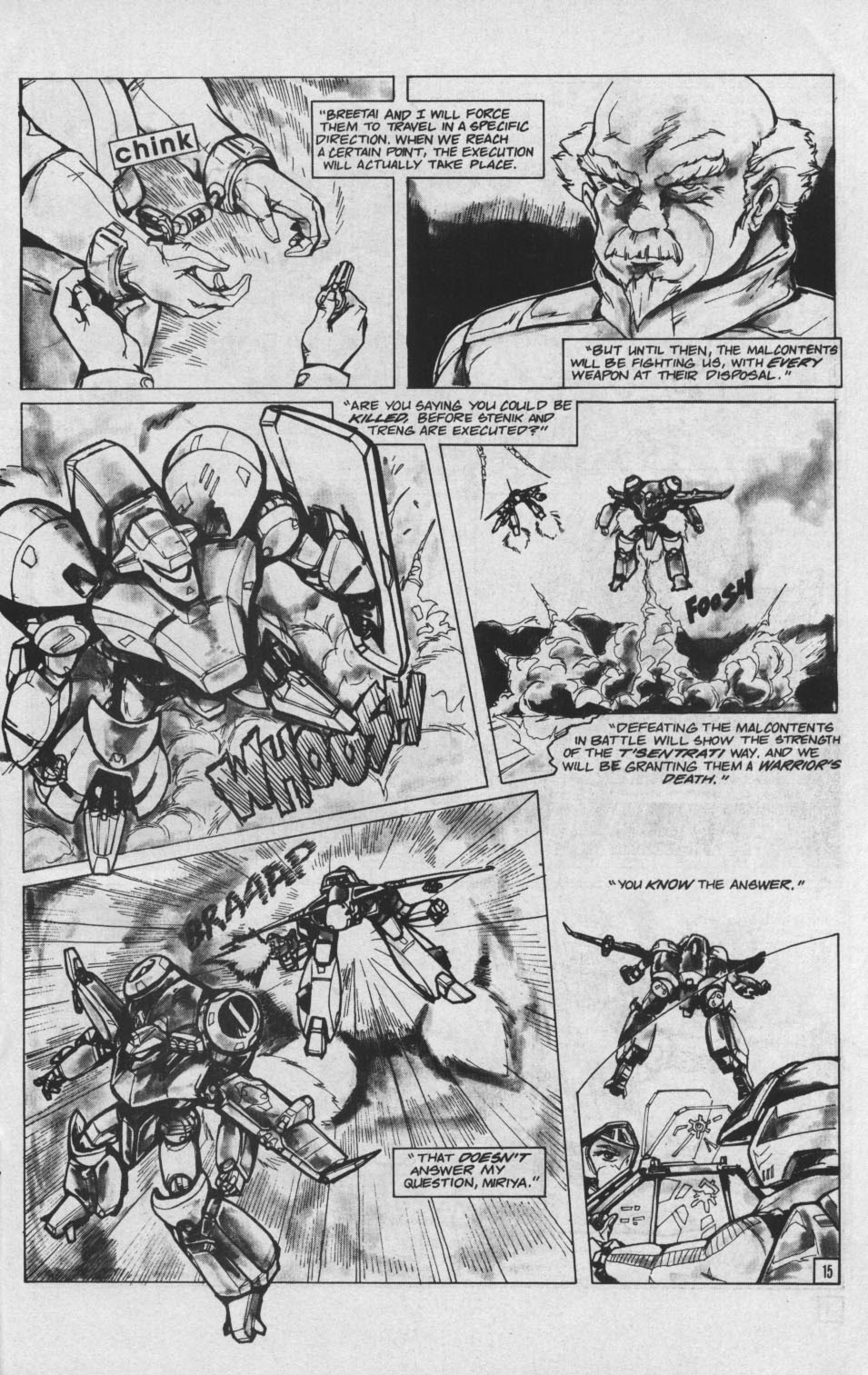 Read online Robotech II: The Sentinels - The Malcontent Uprisings comic -  Issue #12 - 17