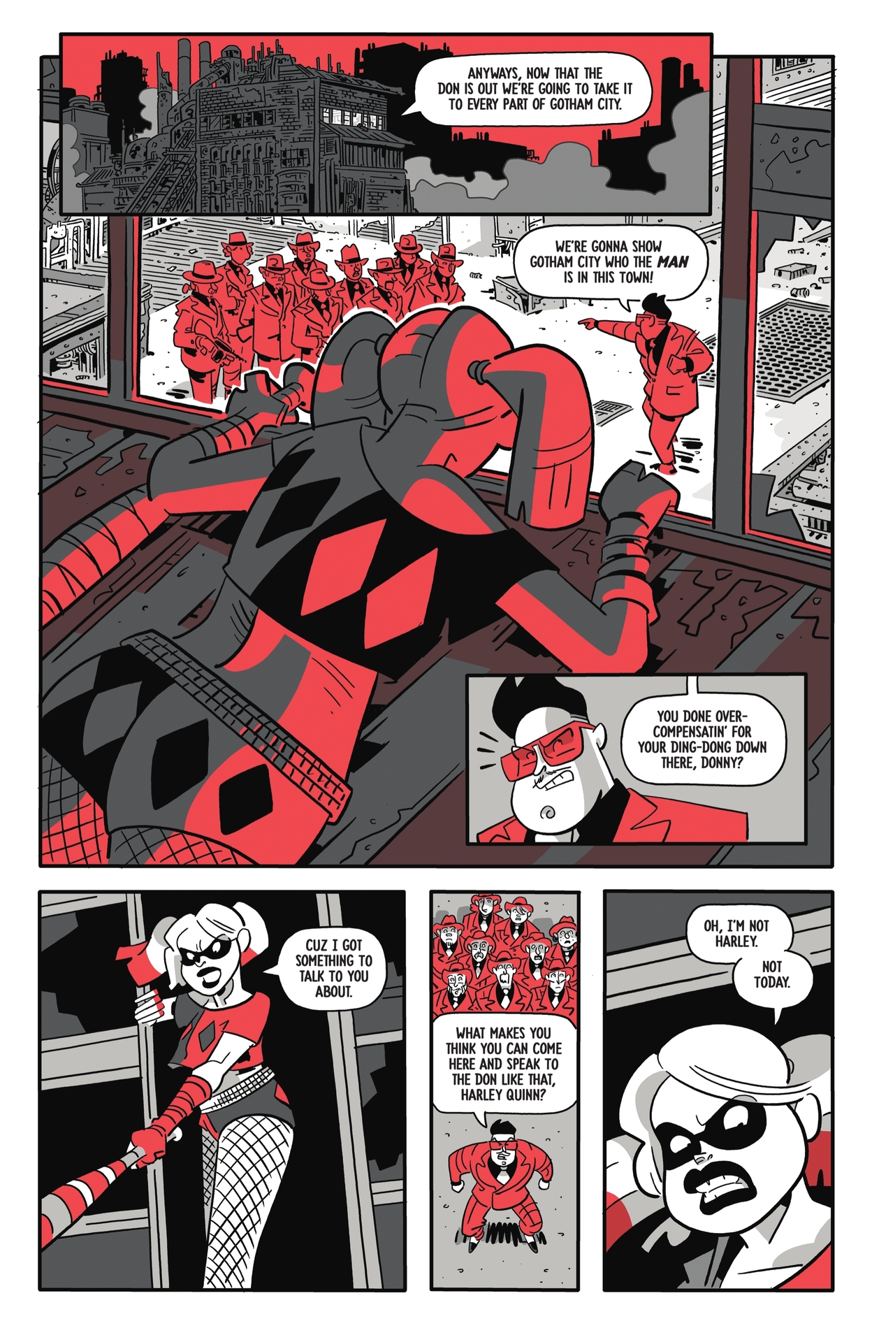 Read online Harley Quinn: Black   White   Redder comic -  Issue #4 - 20