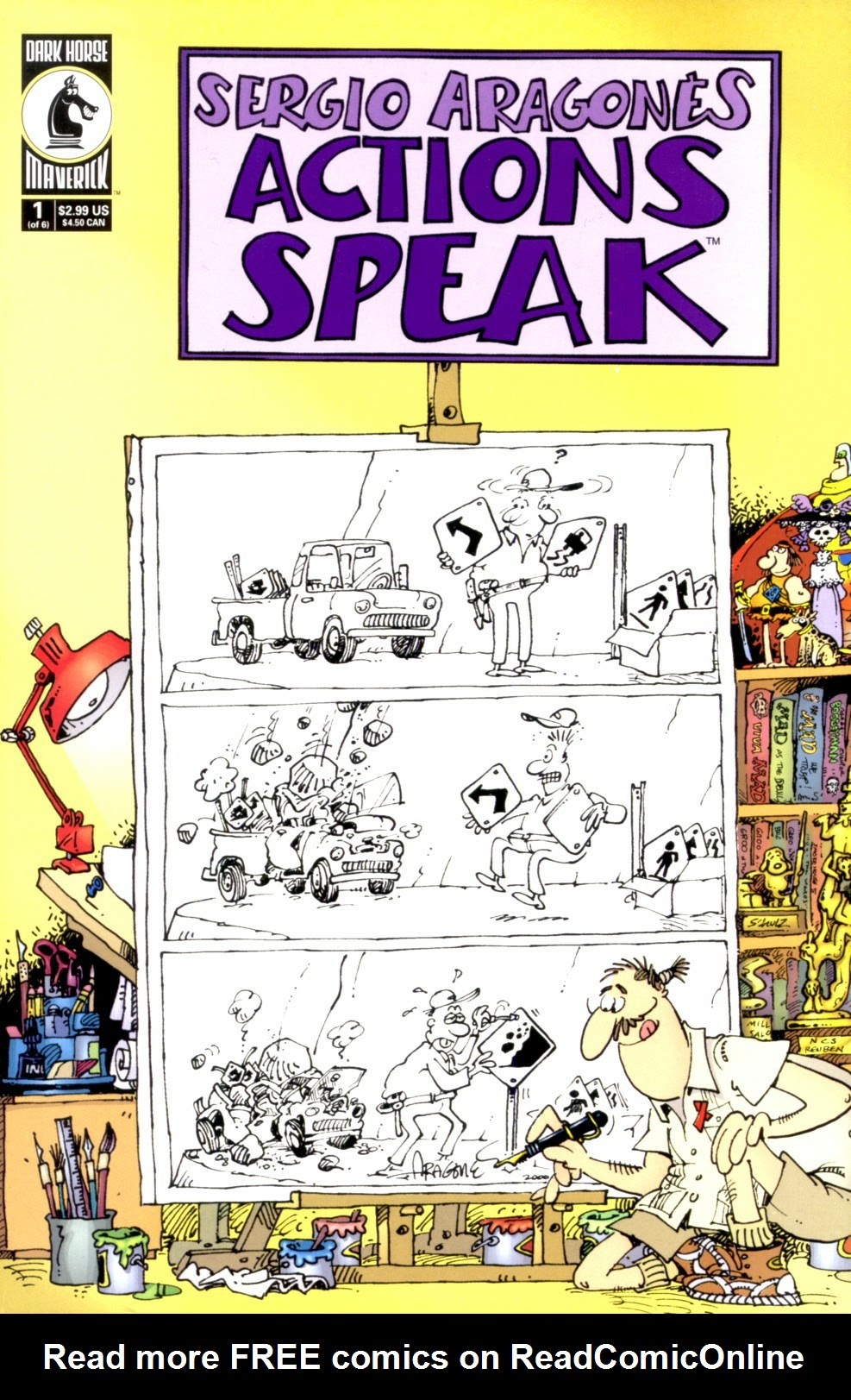 Read online Sergio Aragonés Actions Speak comic -  Issue #1 - 1