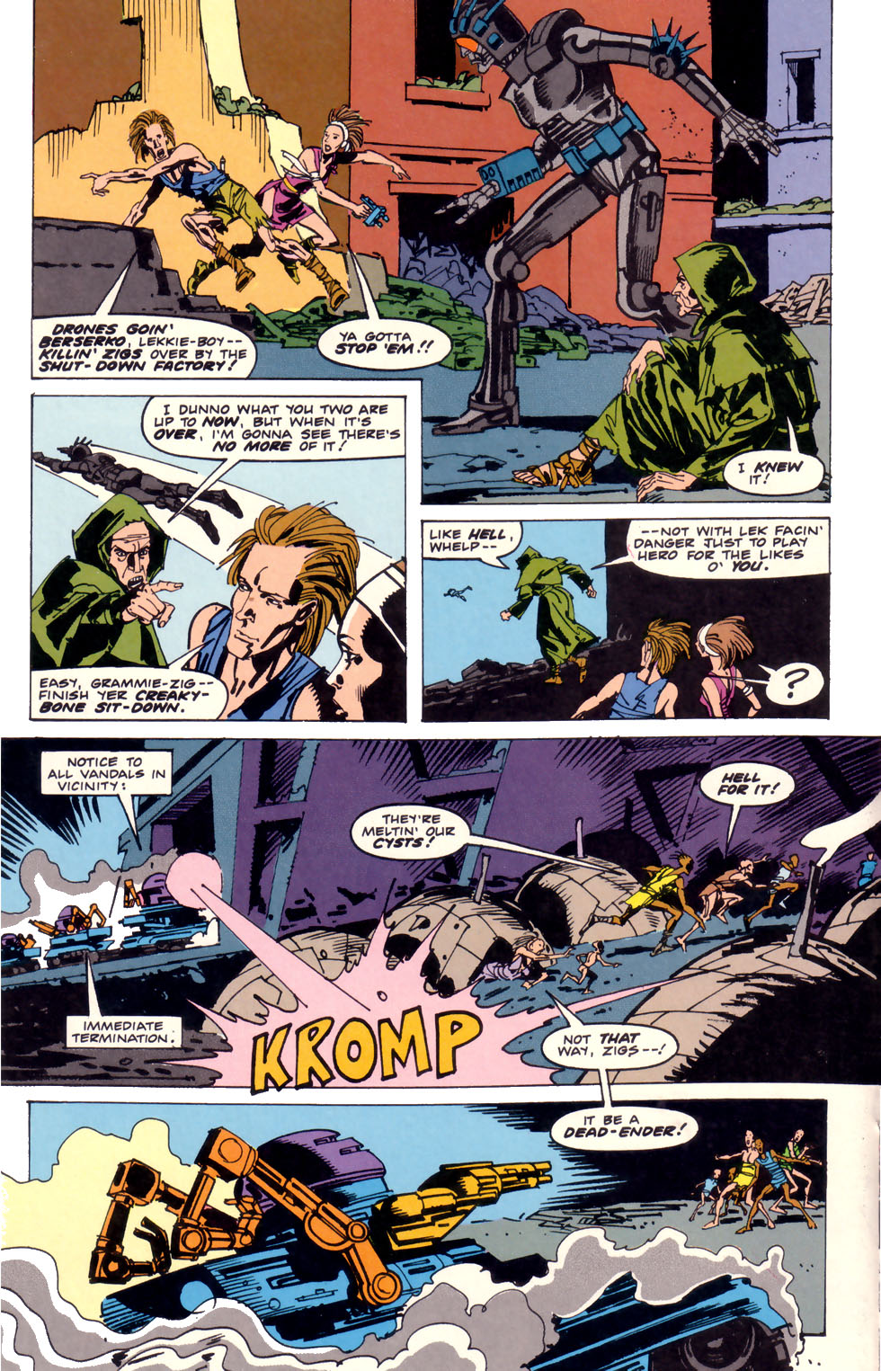 Read online Electric Warrior comic -  Issue #5 - 16