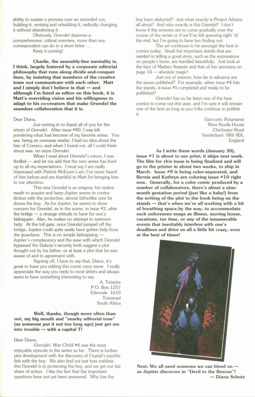 Read online Grendel: War Child comic -  Issue #8 - 31