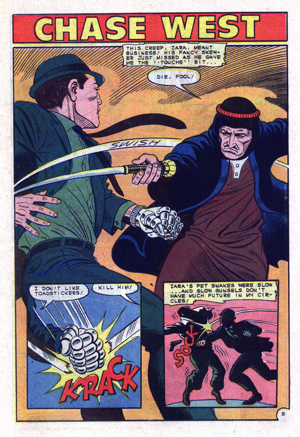 Read online Sarge Steel comic -  Issue #6 - 15