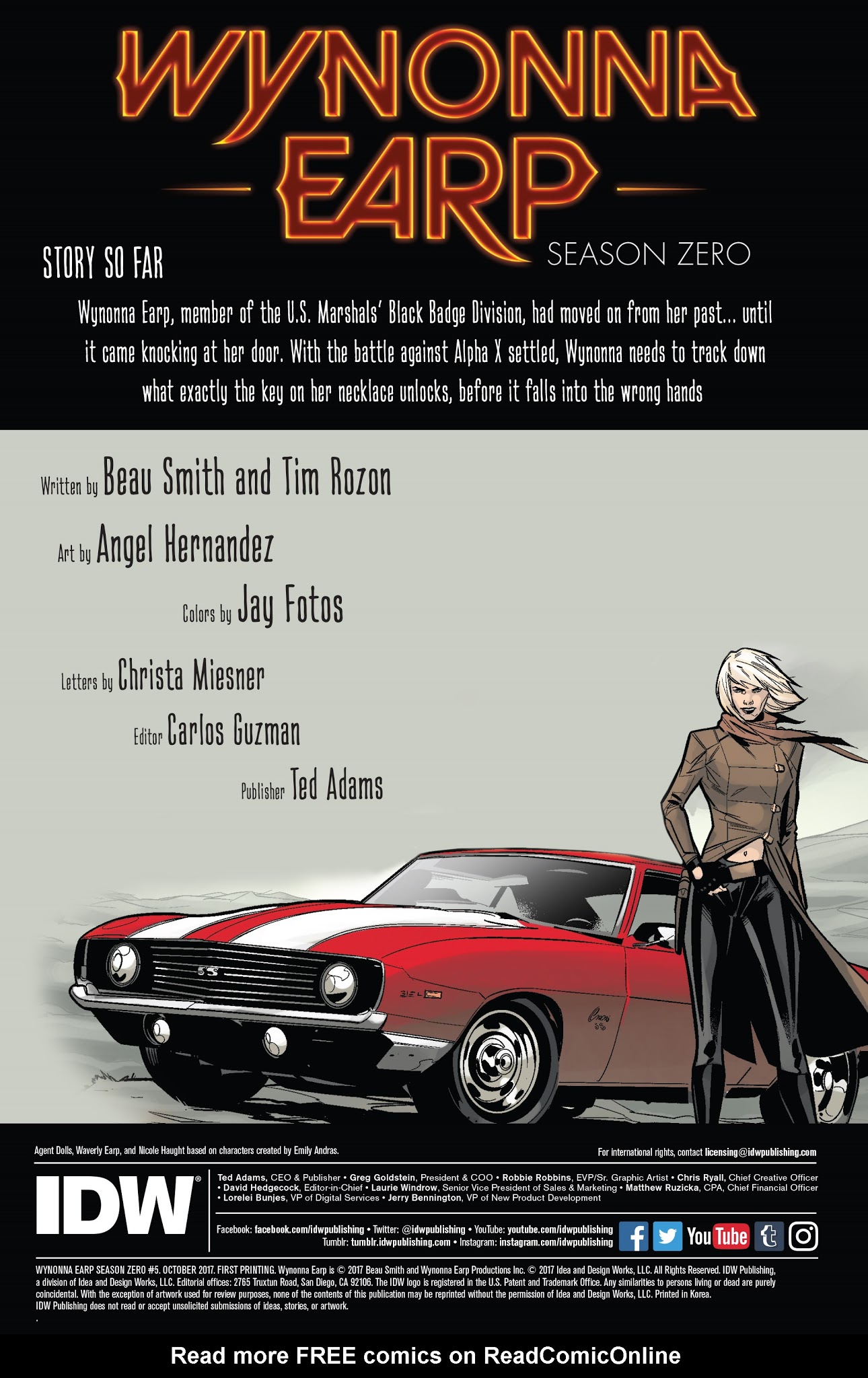 Read online Wynonna Earp: Season Zero comic -  Issue #5 - 2