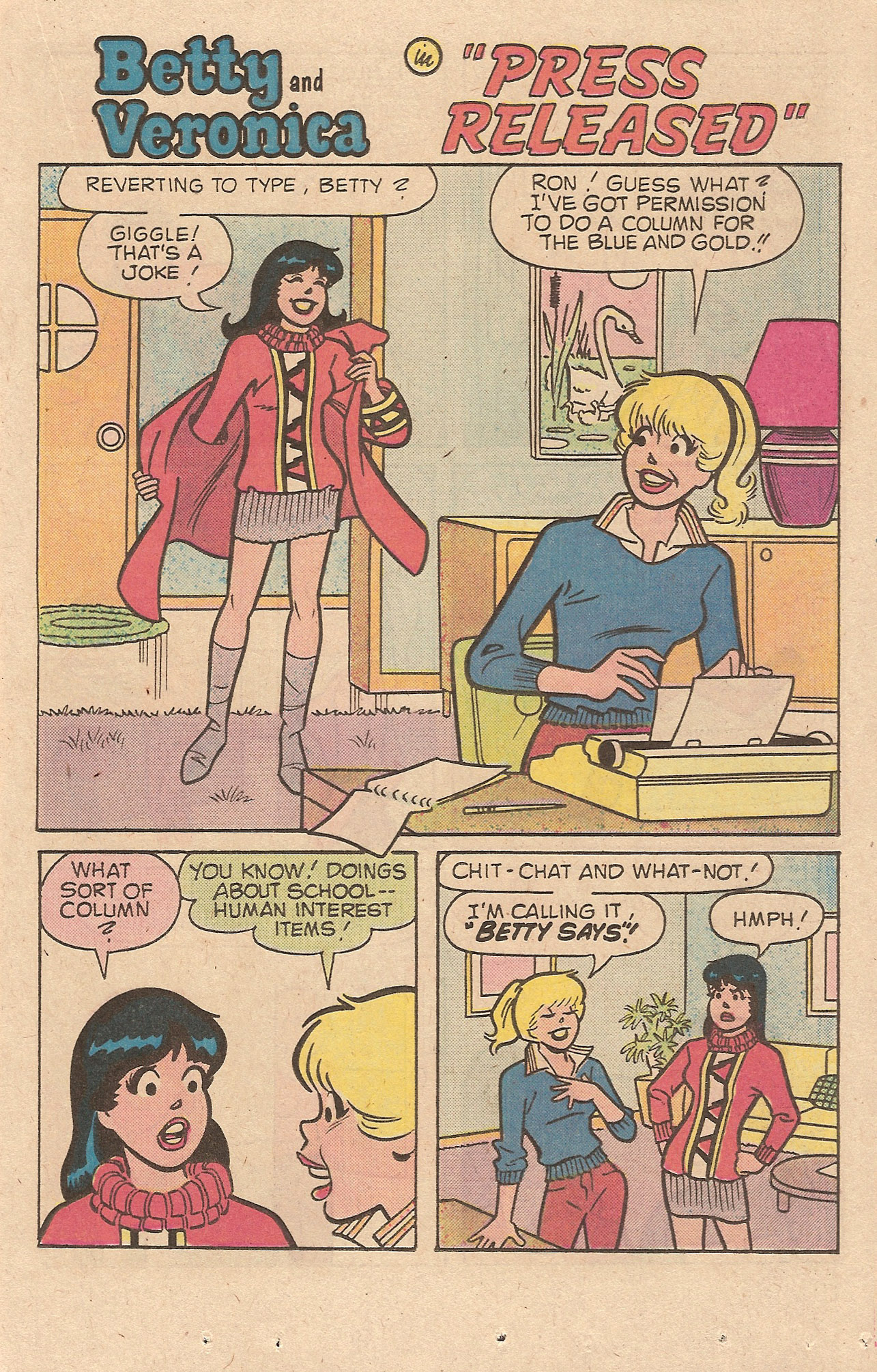 Read online Archie's Girls Betty and Veronica comic -  Issue #317 - 13